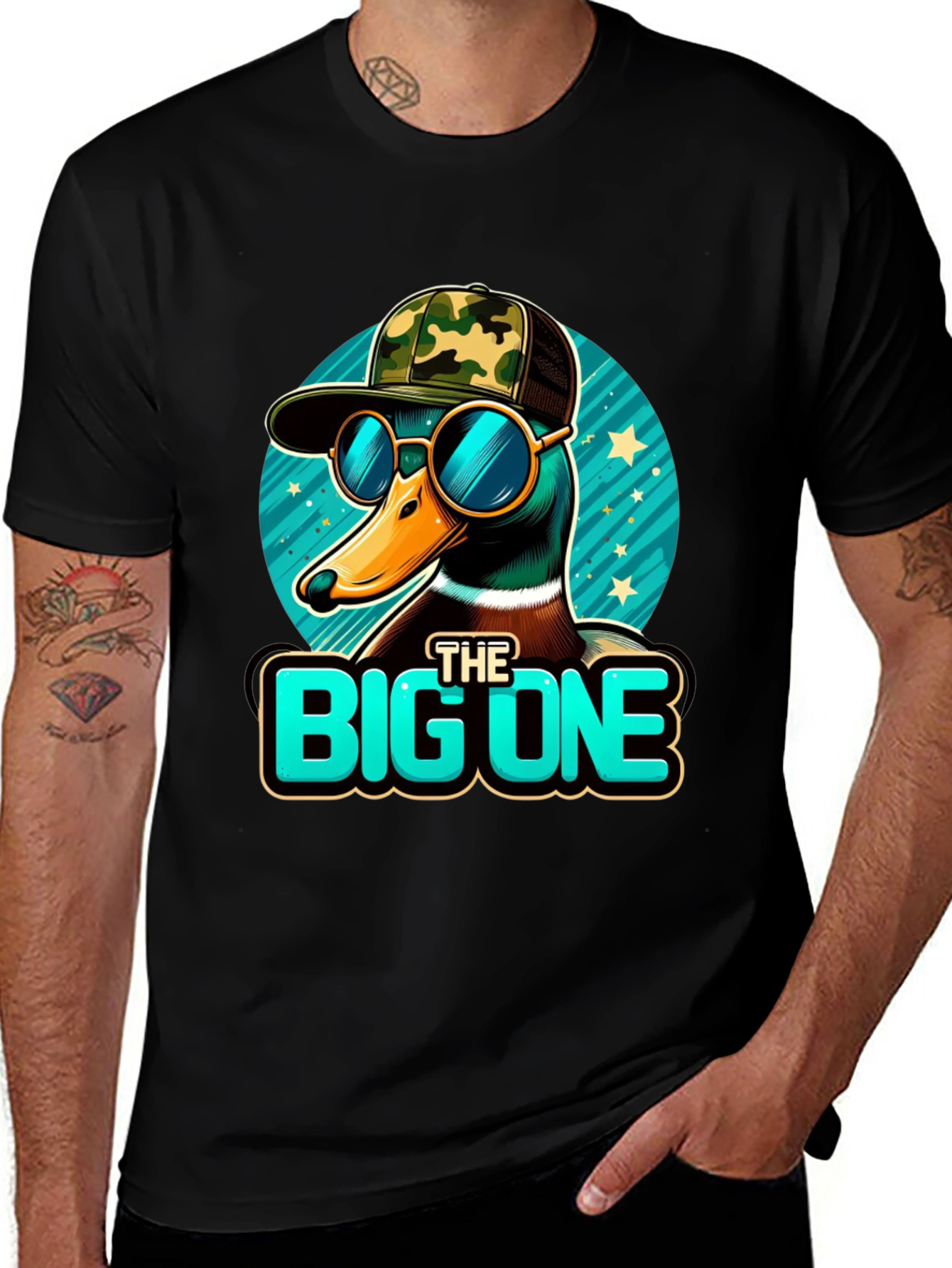 The Big One Duck Graphic T-Shirt