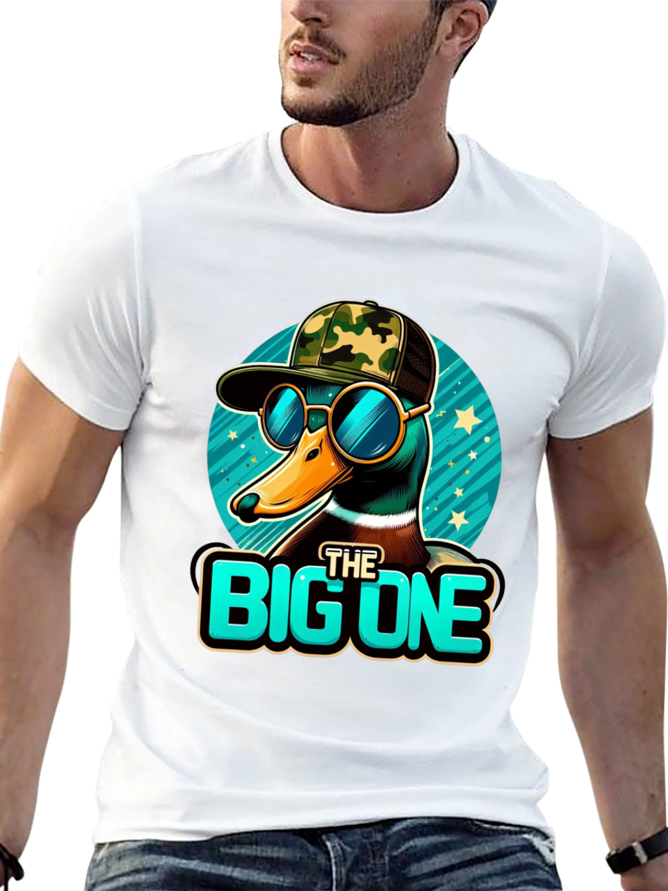 The Big One Duck Graphic T-Shirt