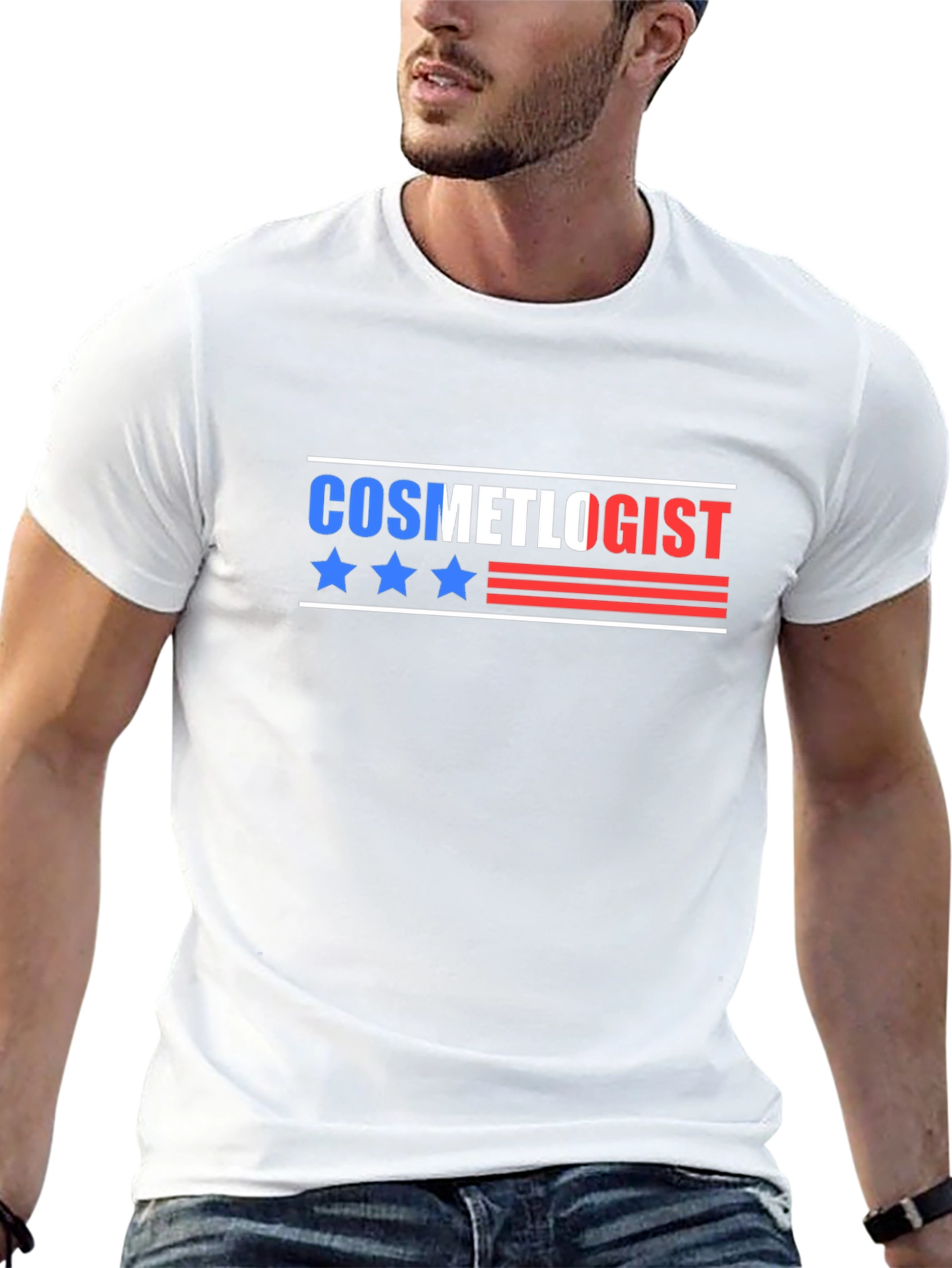 Cosmetologist Patriotic T-Shirt