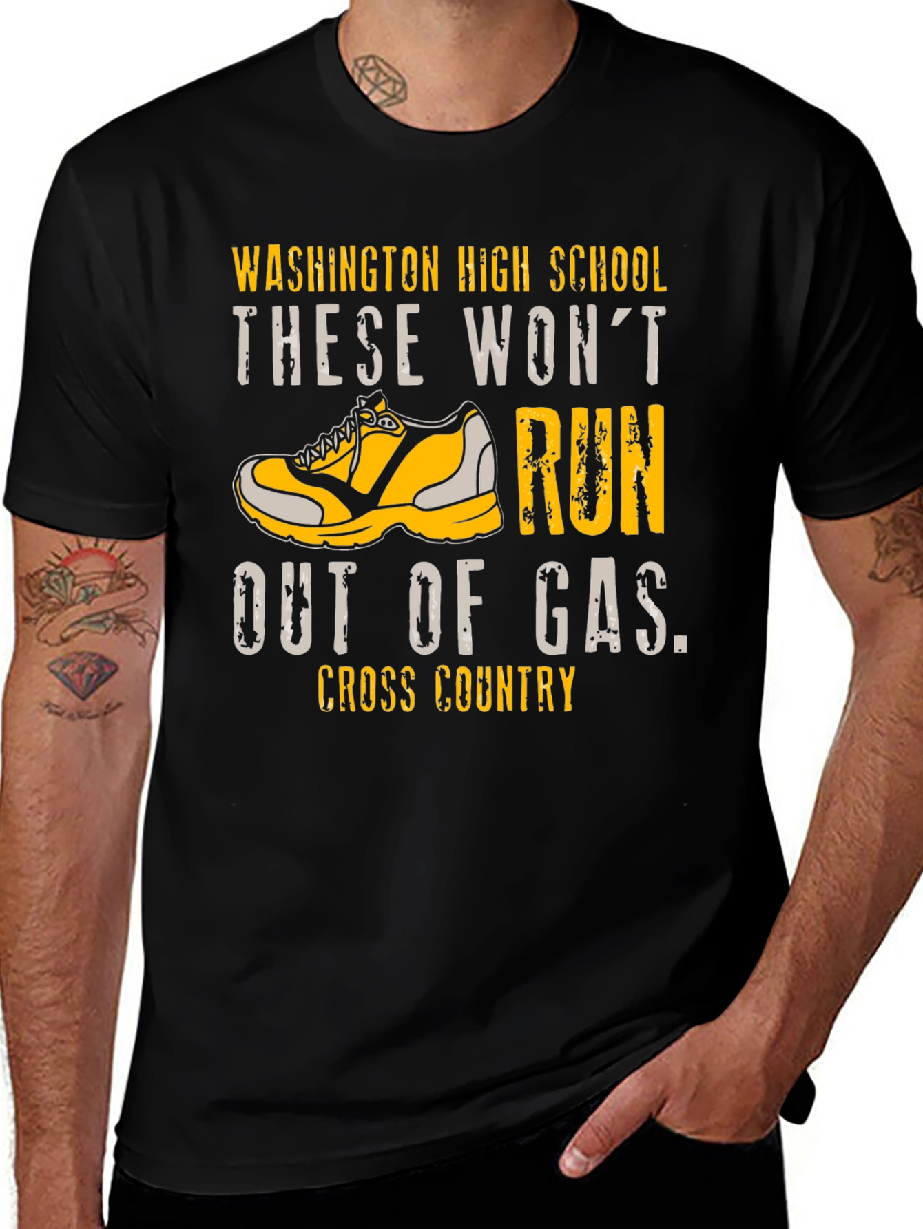 Cross Country Running Graphic T-Shirt