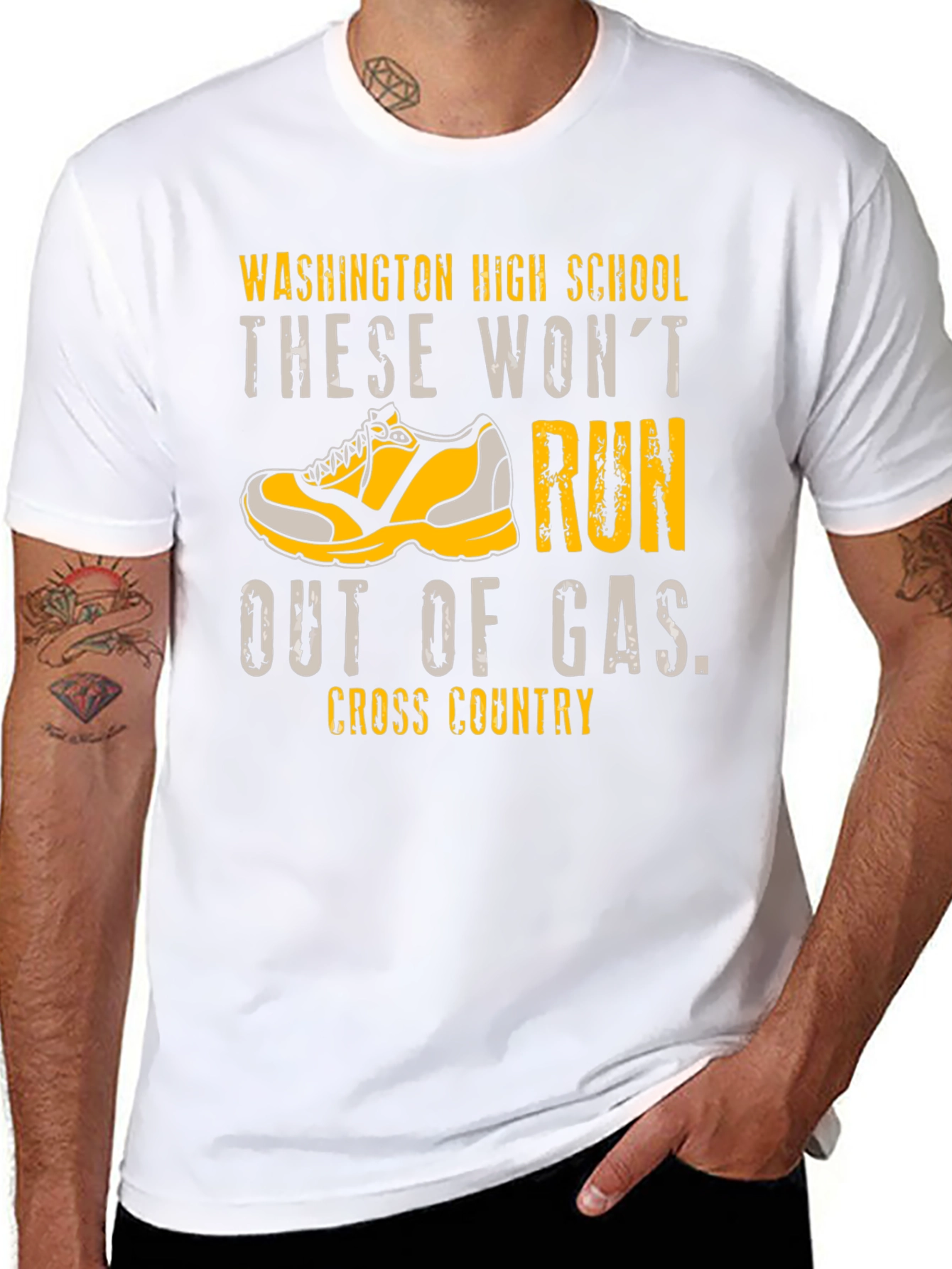 Cross Country Running Graphic T-Shirt