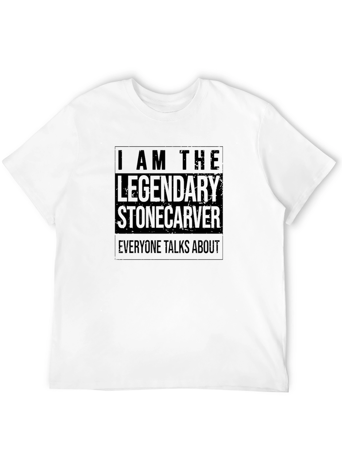 Legendary Stonecarver T-Shirt - Novelty Graphic Tee
