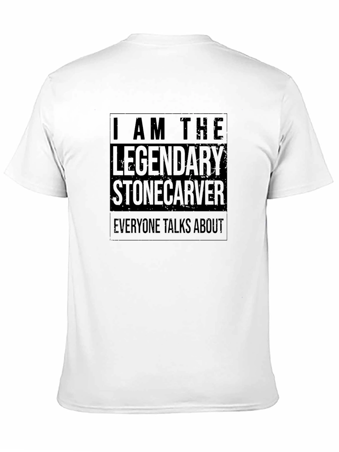 Legendary Stonecarver T-Shirt - Novelty Graphic Tee