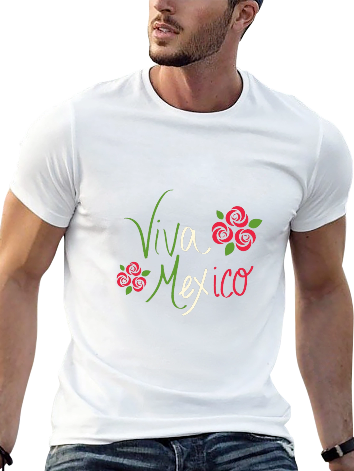 Viva Mexico Graphic Tee - Soft Cotton Blend