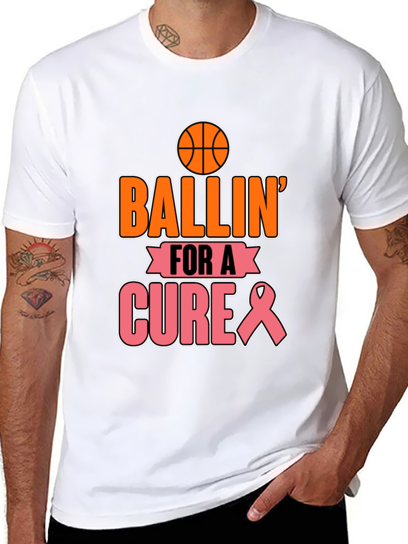 Ballin For a Cure T-Shirt