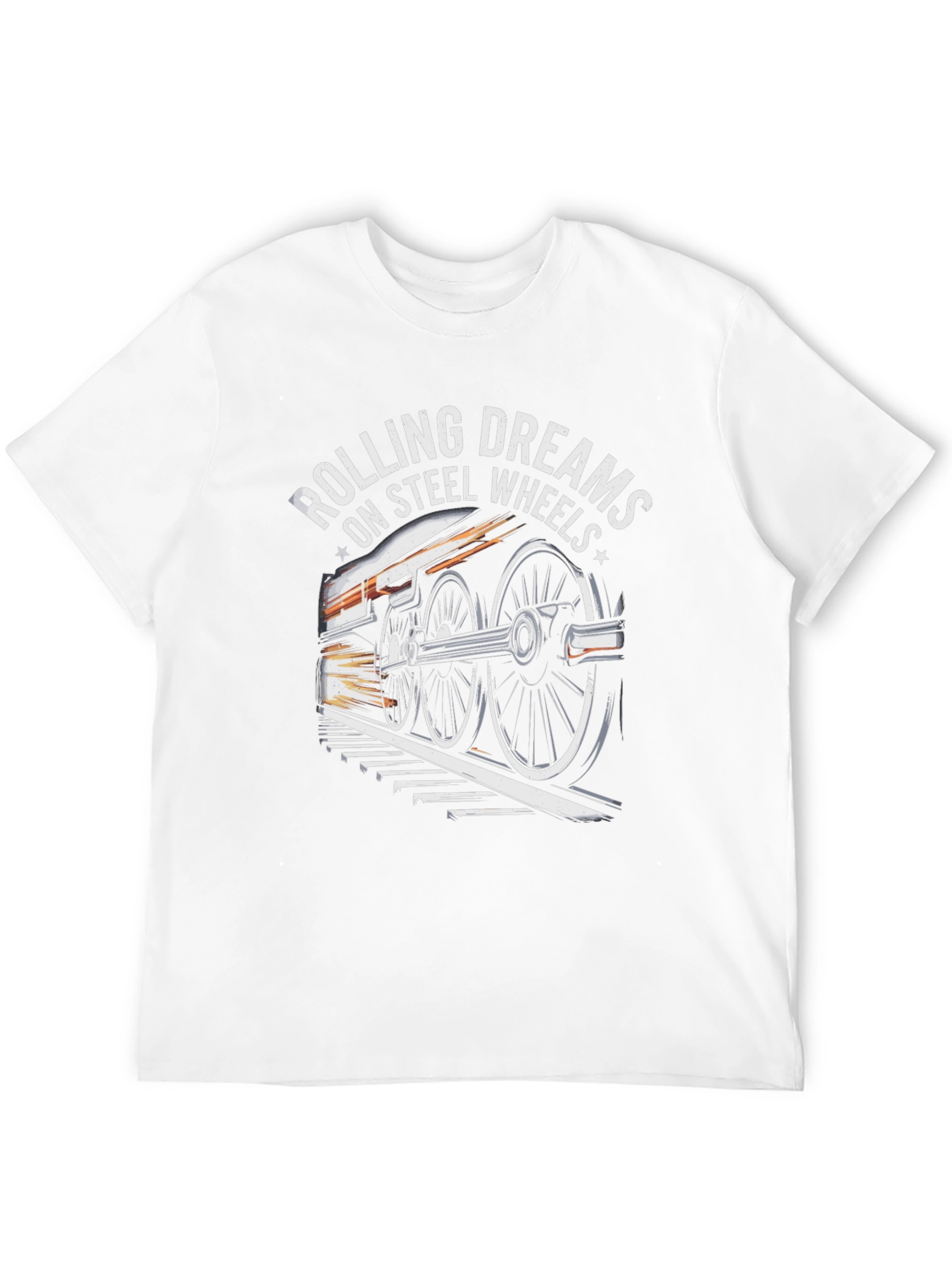 Rolling Dreams on Steel Wheels Graphic Tee
