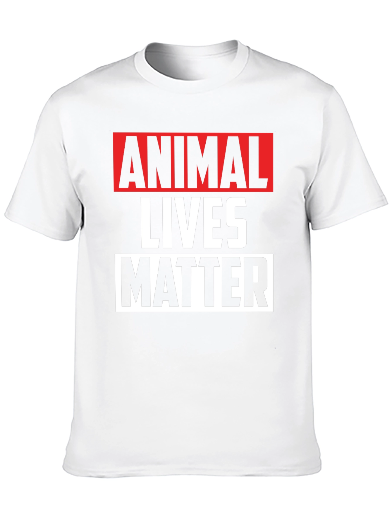 Animal Lives Matter Graphic Tee - Black Unisex T-Shirt