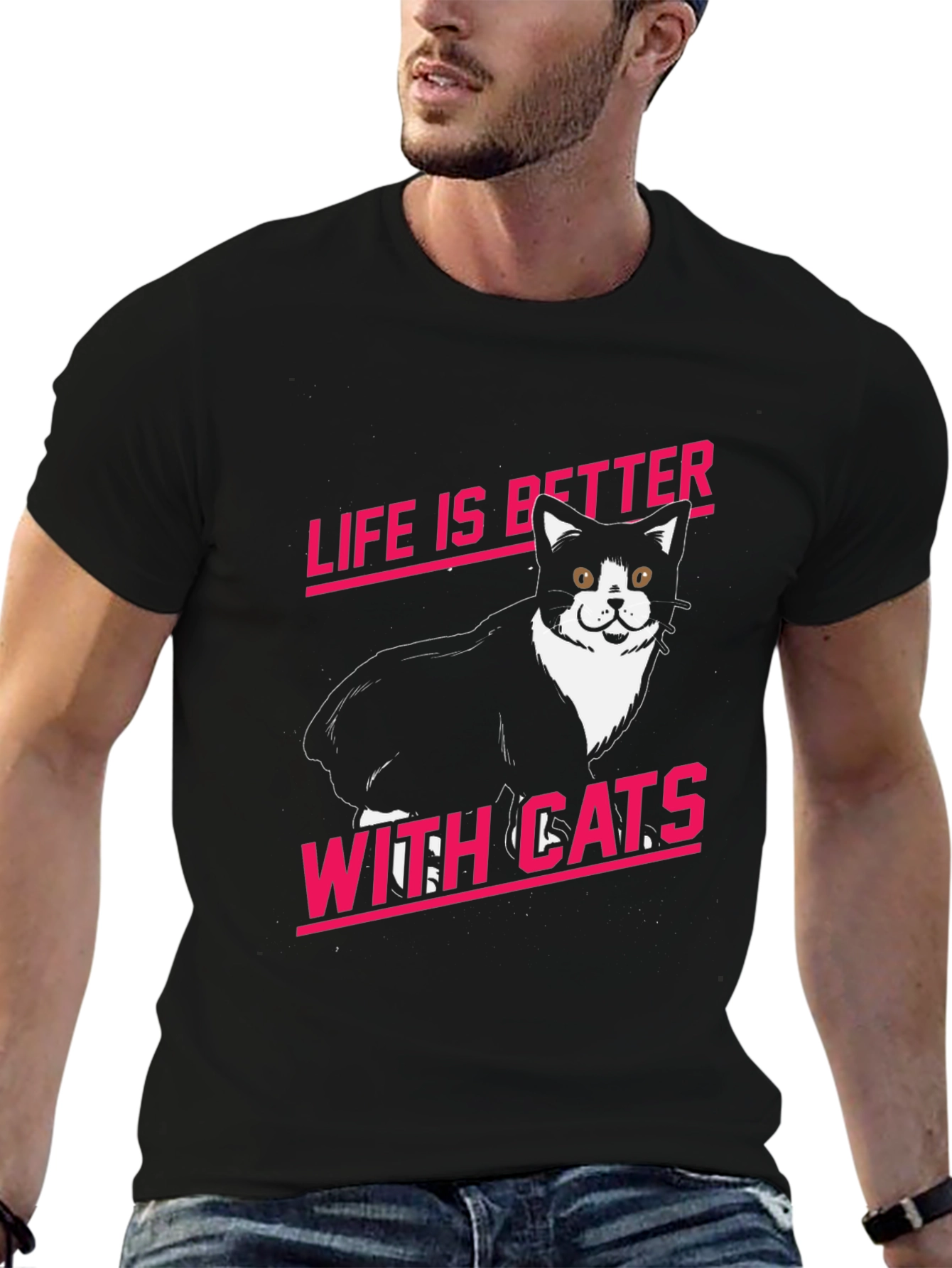 Life is Better With Cats Graphic Tee