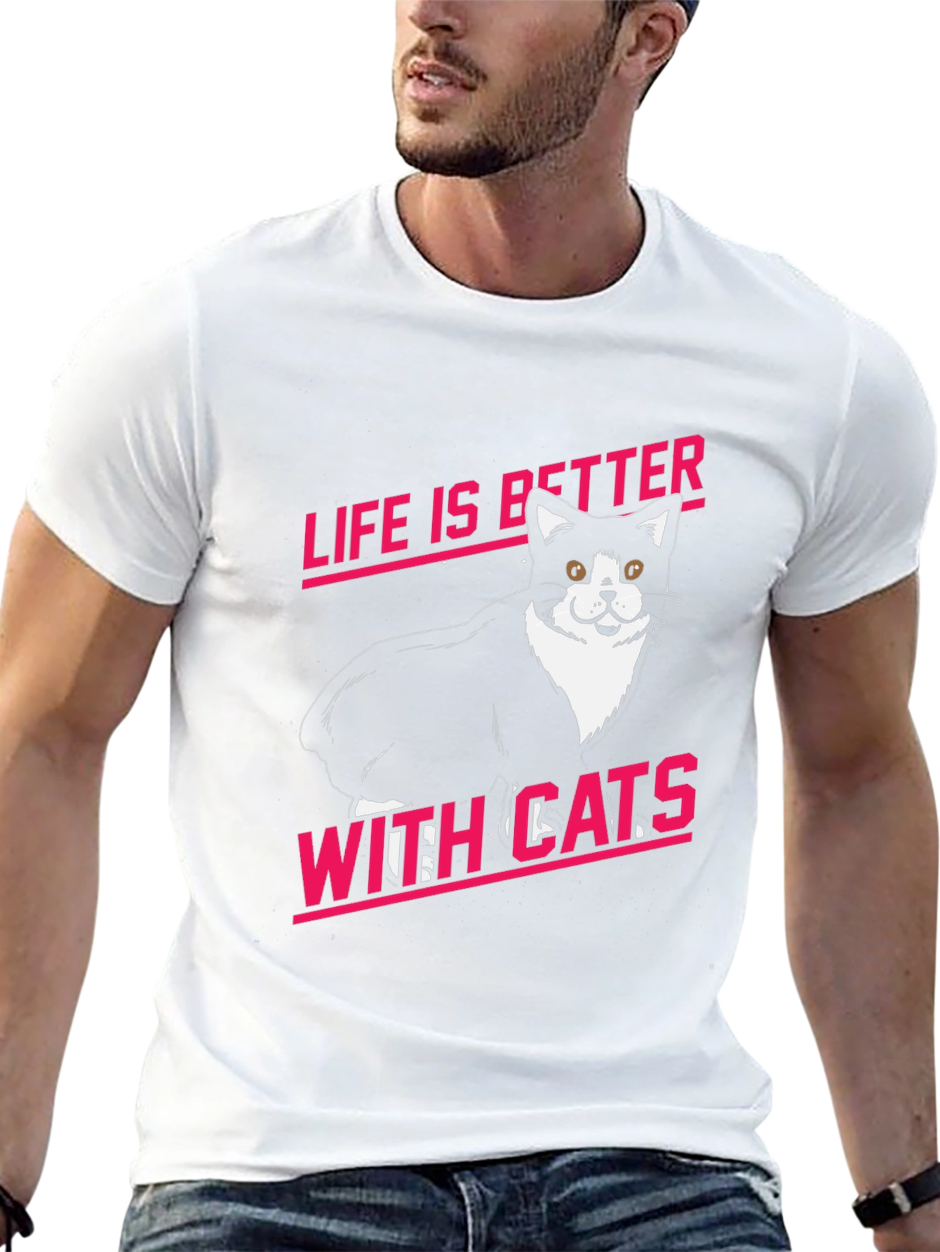Life is Better With Cats Graphic Tee