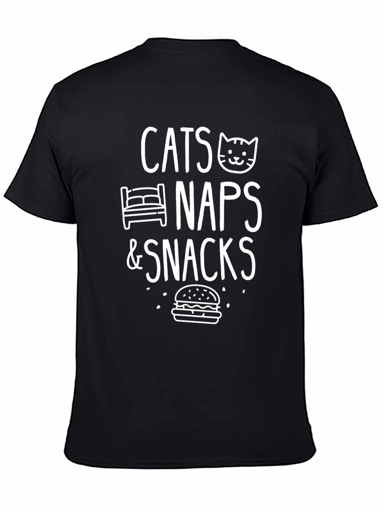 Cats Naps & Snacks Graphic Tee