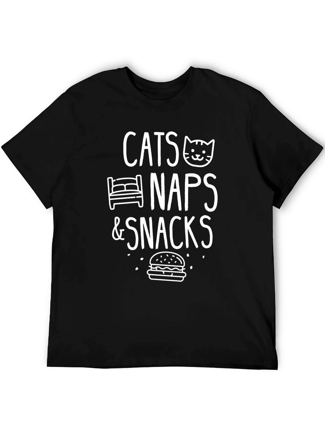 Cats Naps & Snacks Graphic Tee