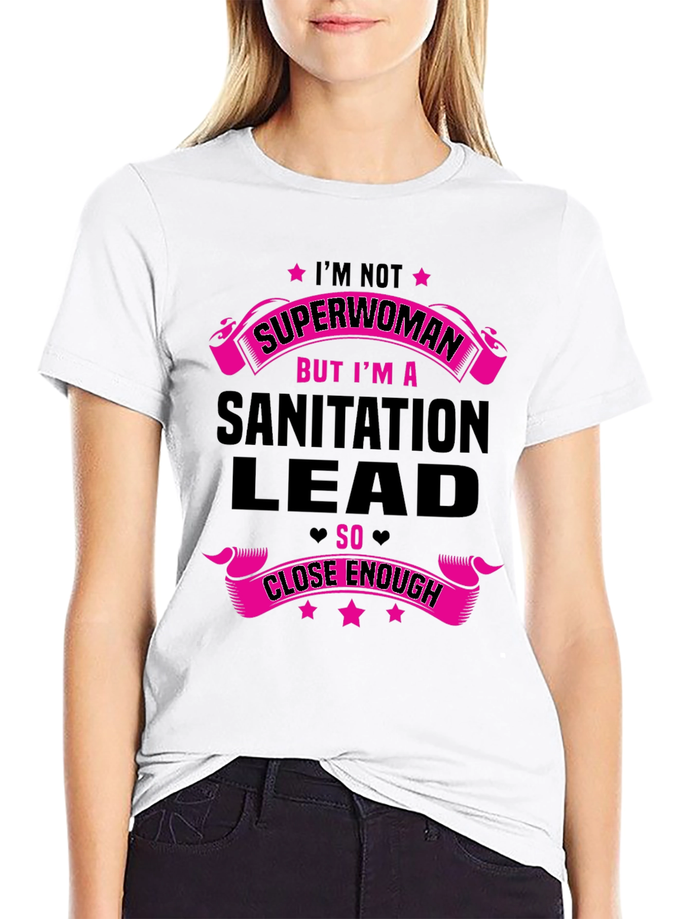Sanitation Lead Superwoman T-Shirt
