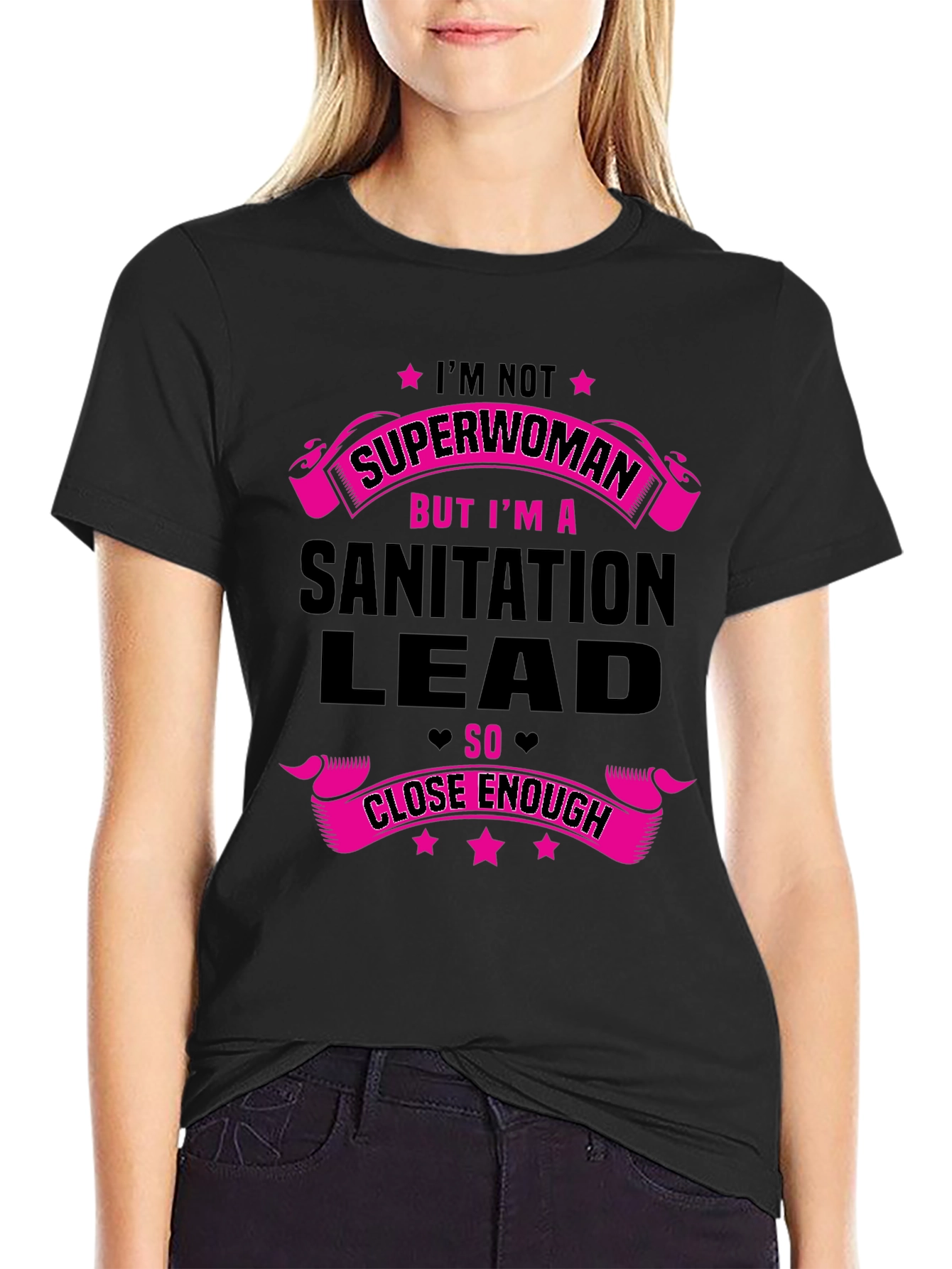 Sanitation Lead Superwoman T-Shirt