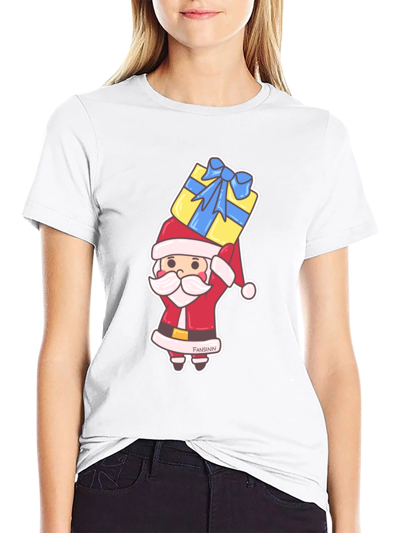Festive Santa Gift T-Shirt