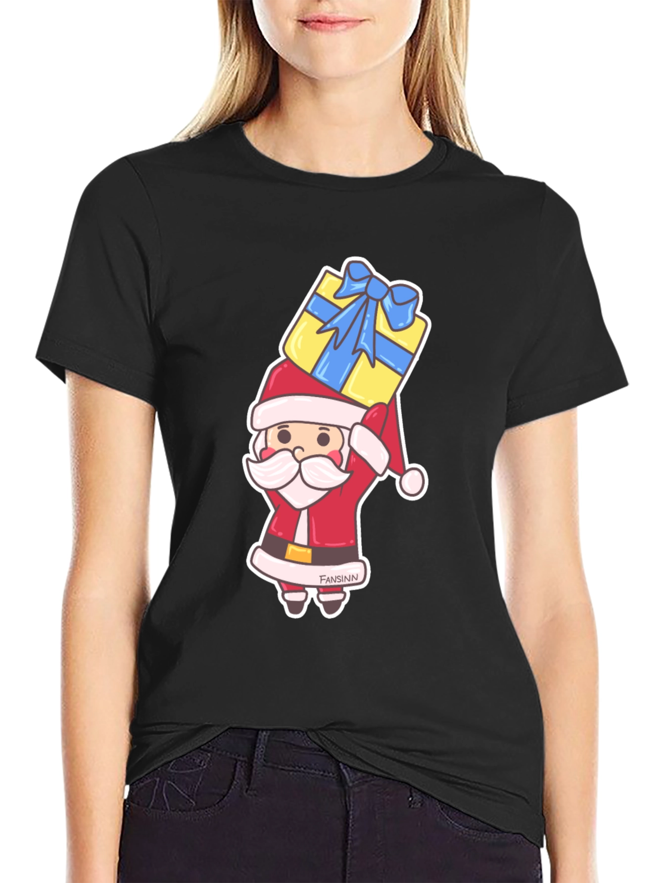 Festive Santa Gift T-Shirt
