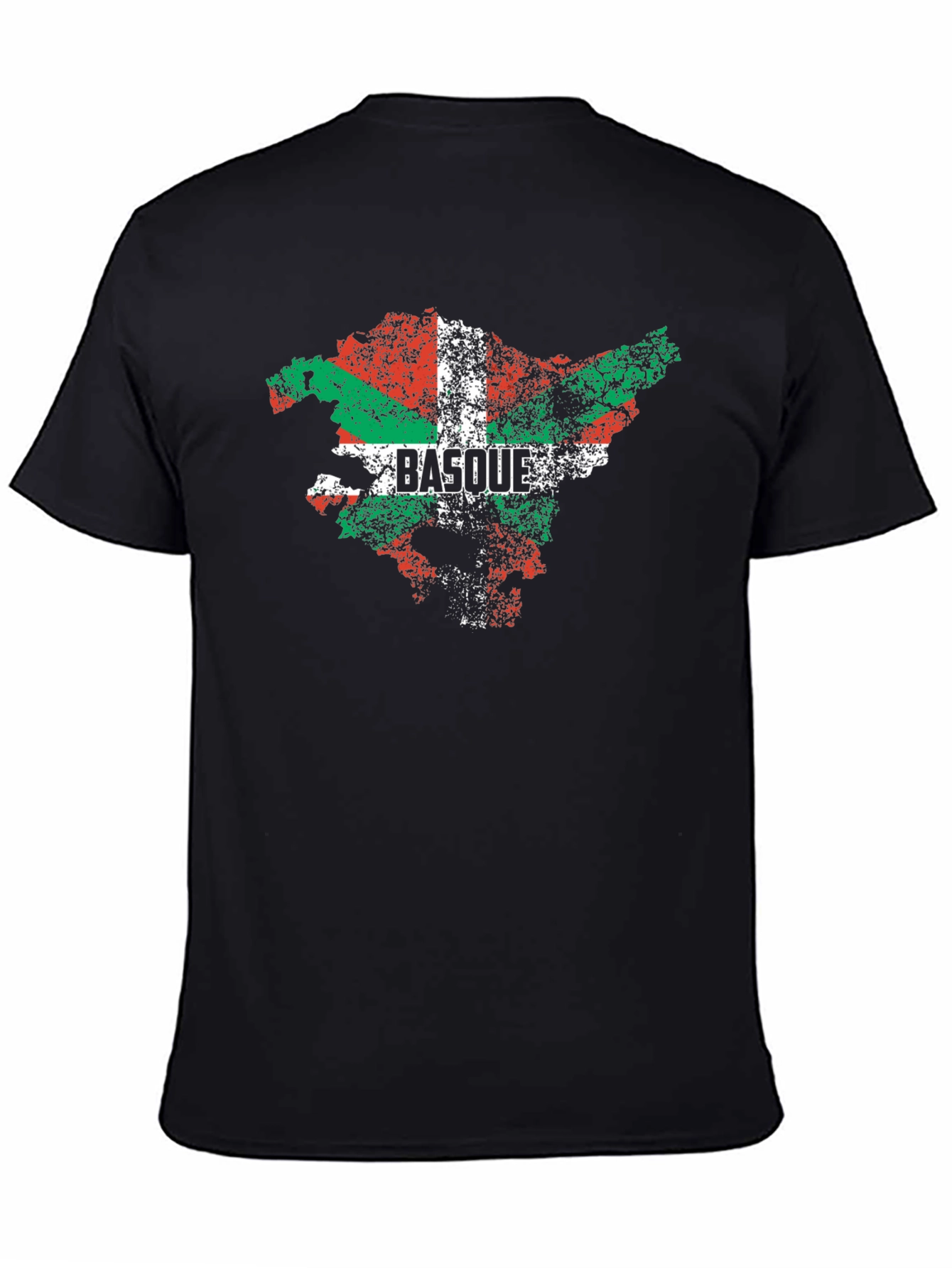 Basque Country Flag Distressed T-Shirt