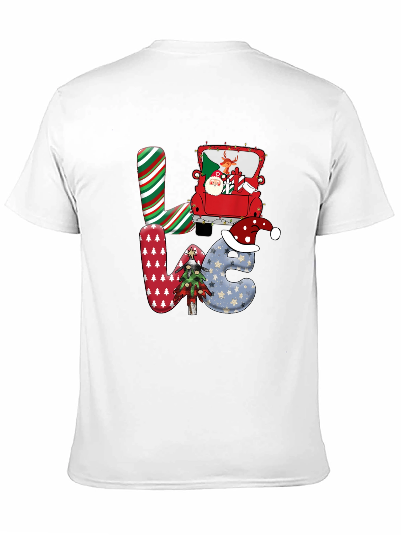 Festive Christmas LOVE Graphic Tee