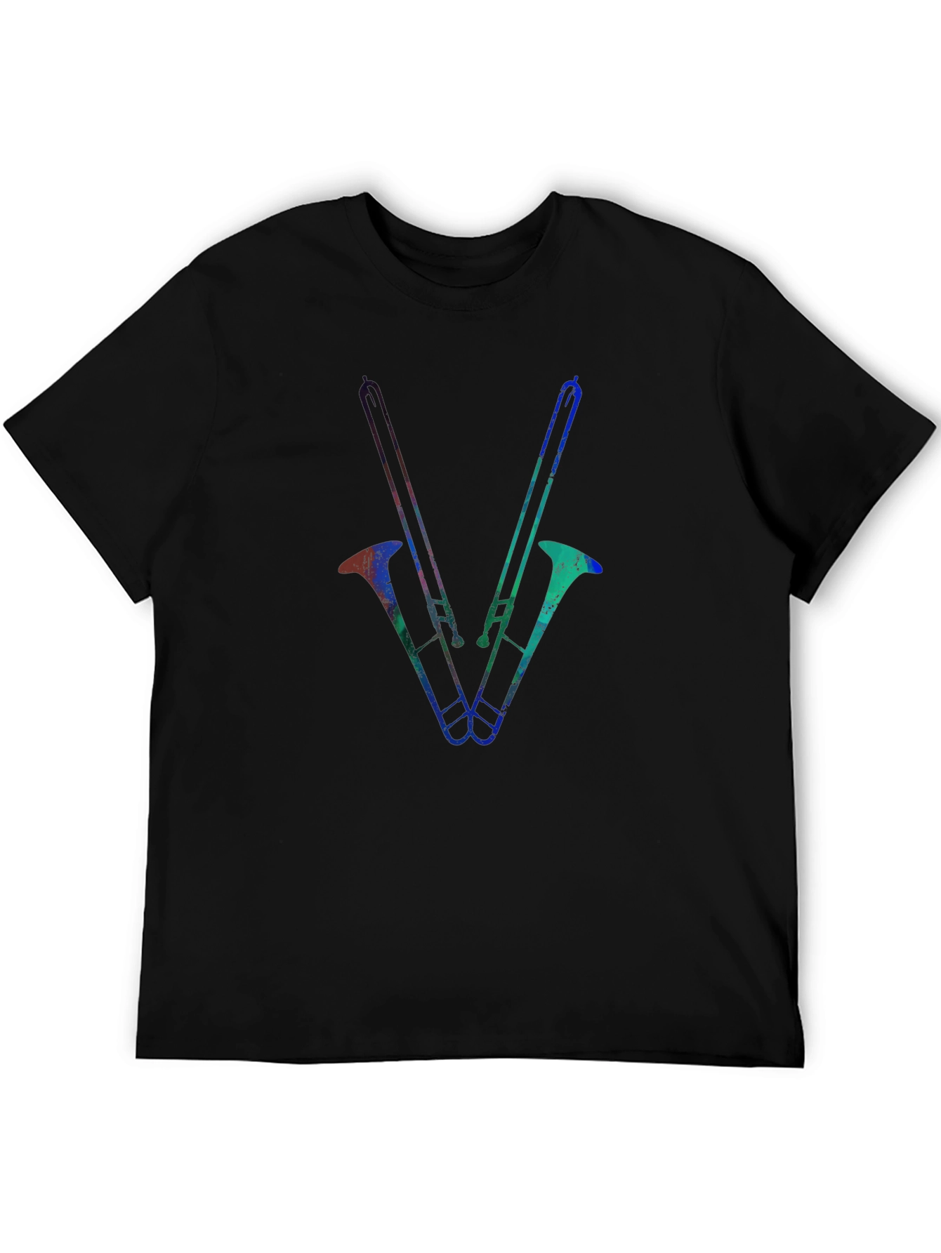 Trombone Graphic Tee - Black