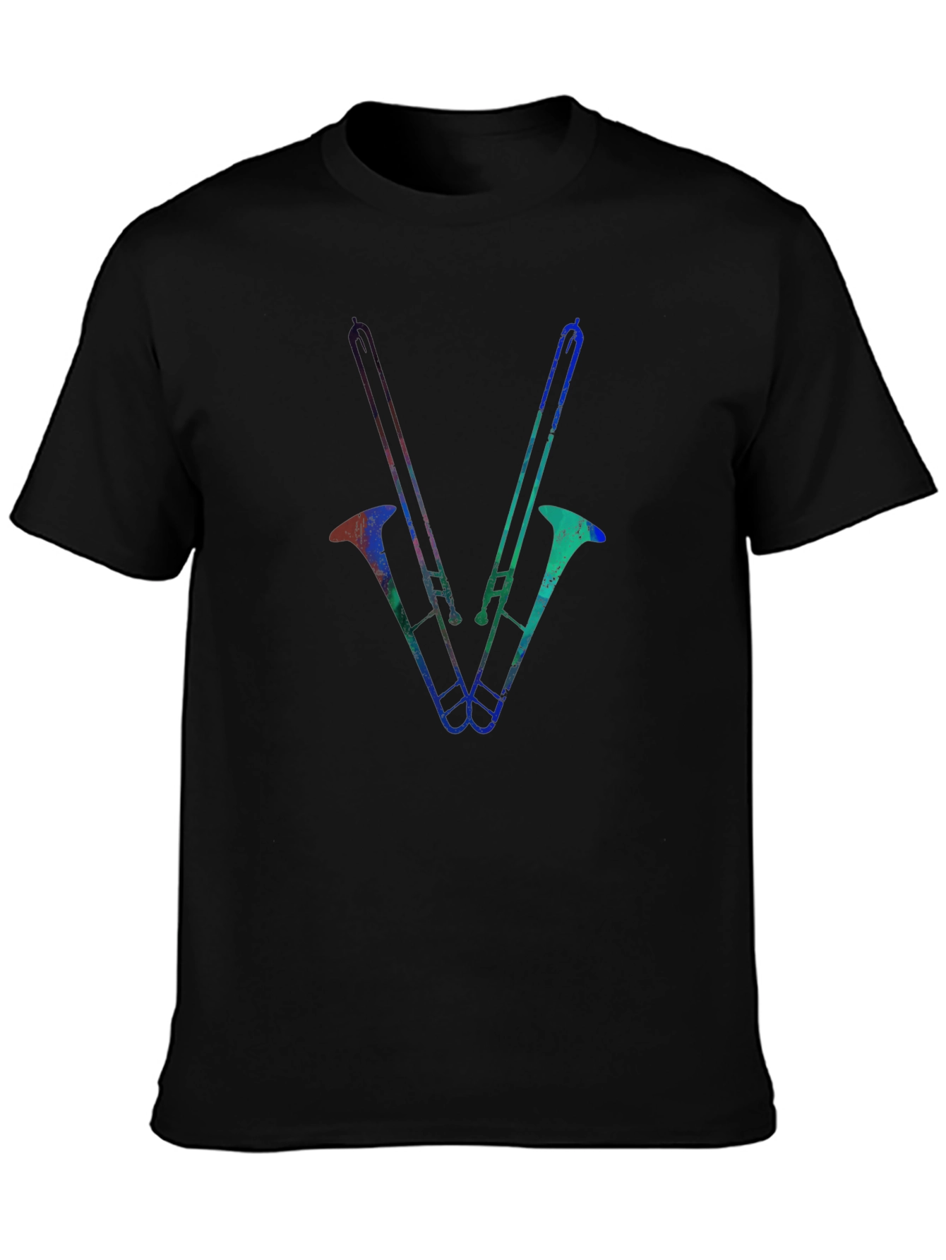 Trombone Graphic Tee - Black