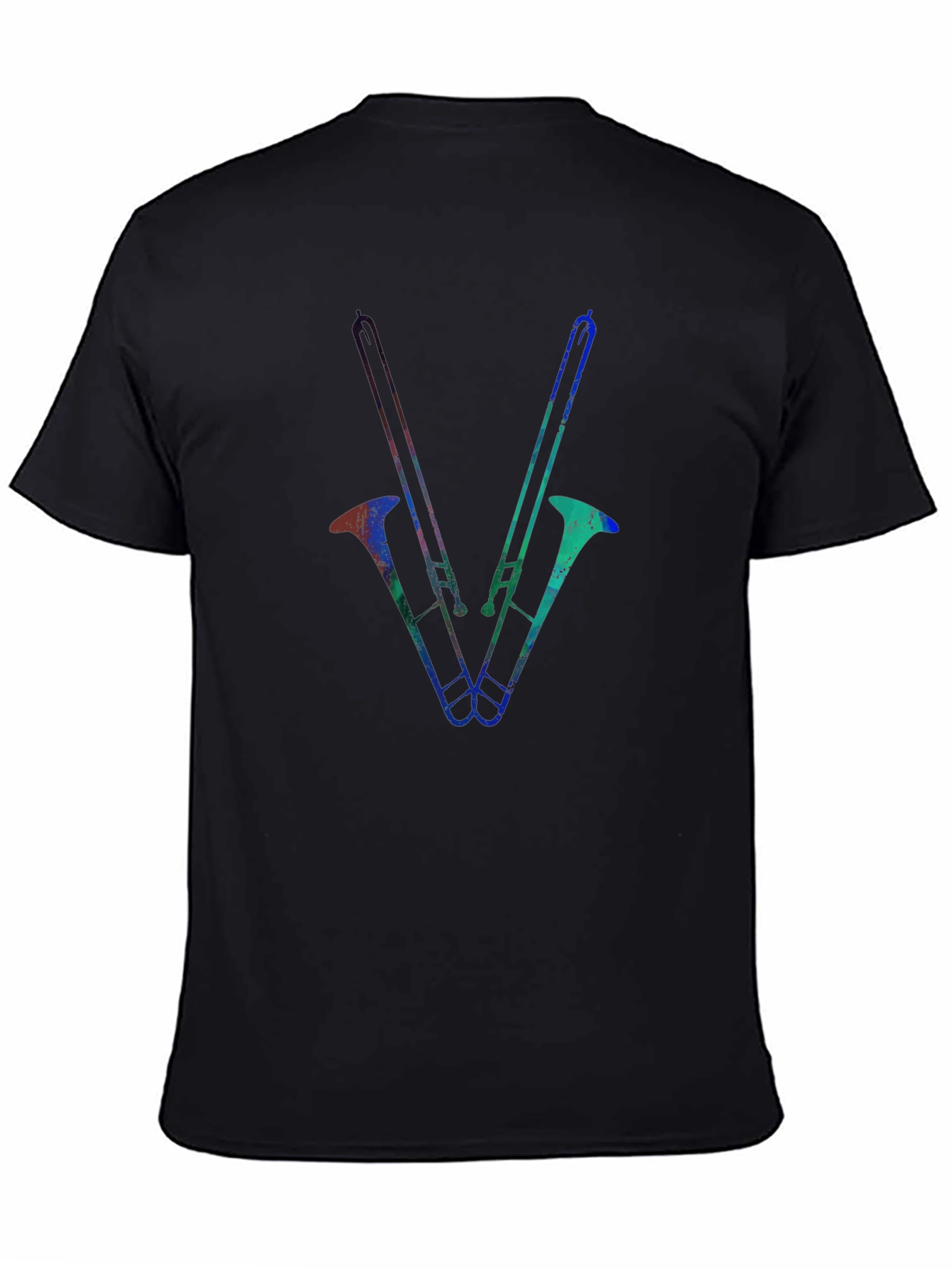 Trombone Graphic Tee - Black