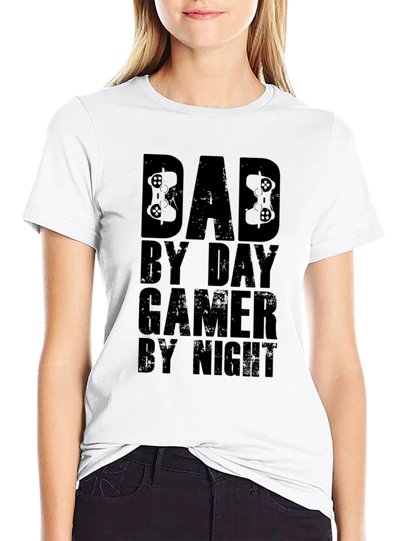 Dad Gamer T-Shirt - By Day By Night