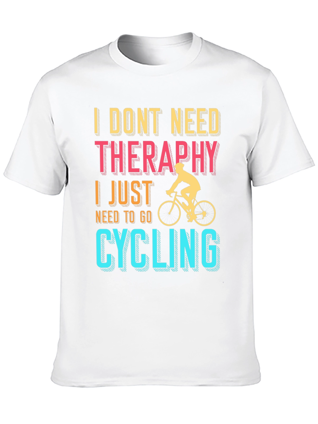 Cycling Therapy T-Shirt | Bike Lover Tee