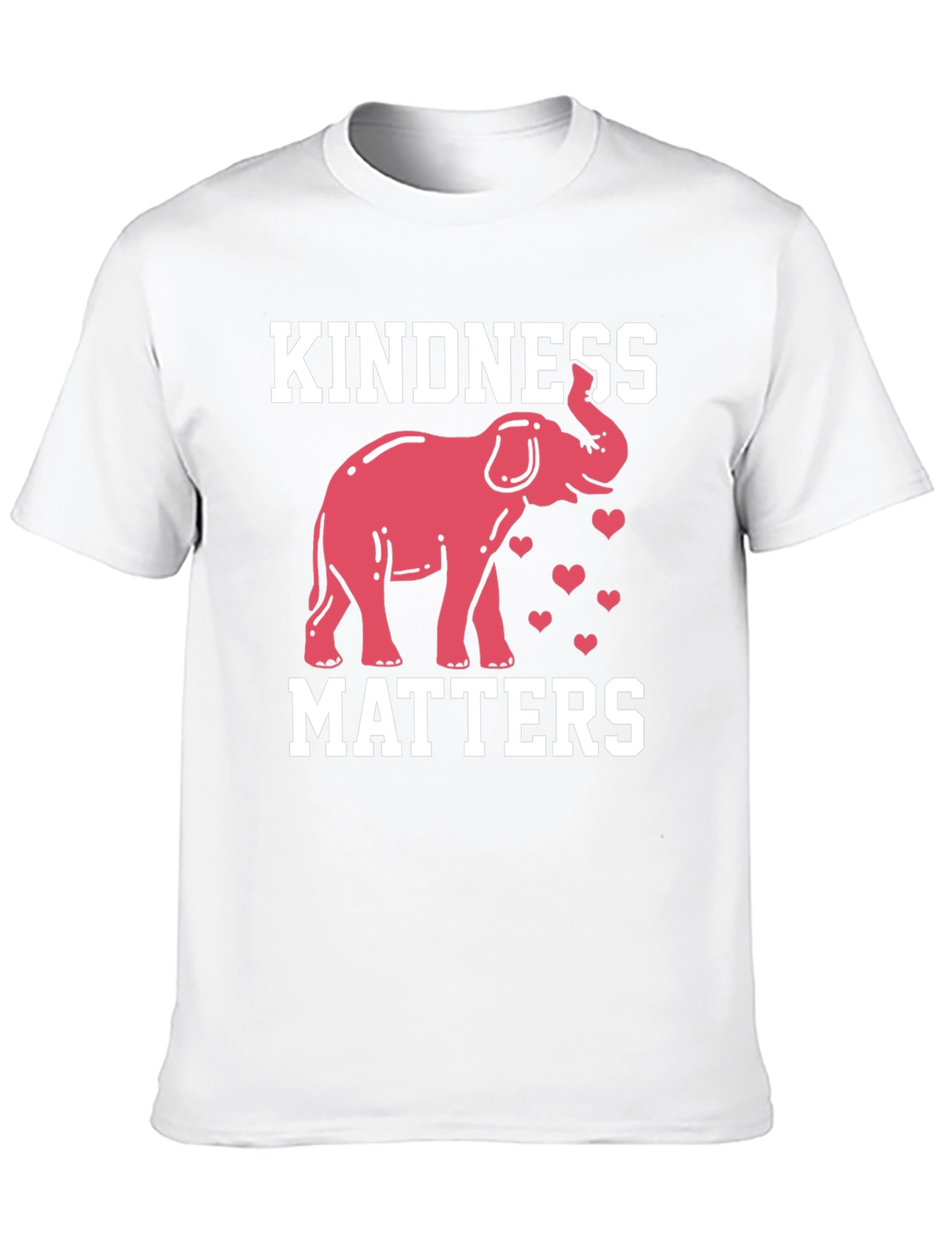 Kindness Matters Elephant Graphic T-Shirt