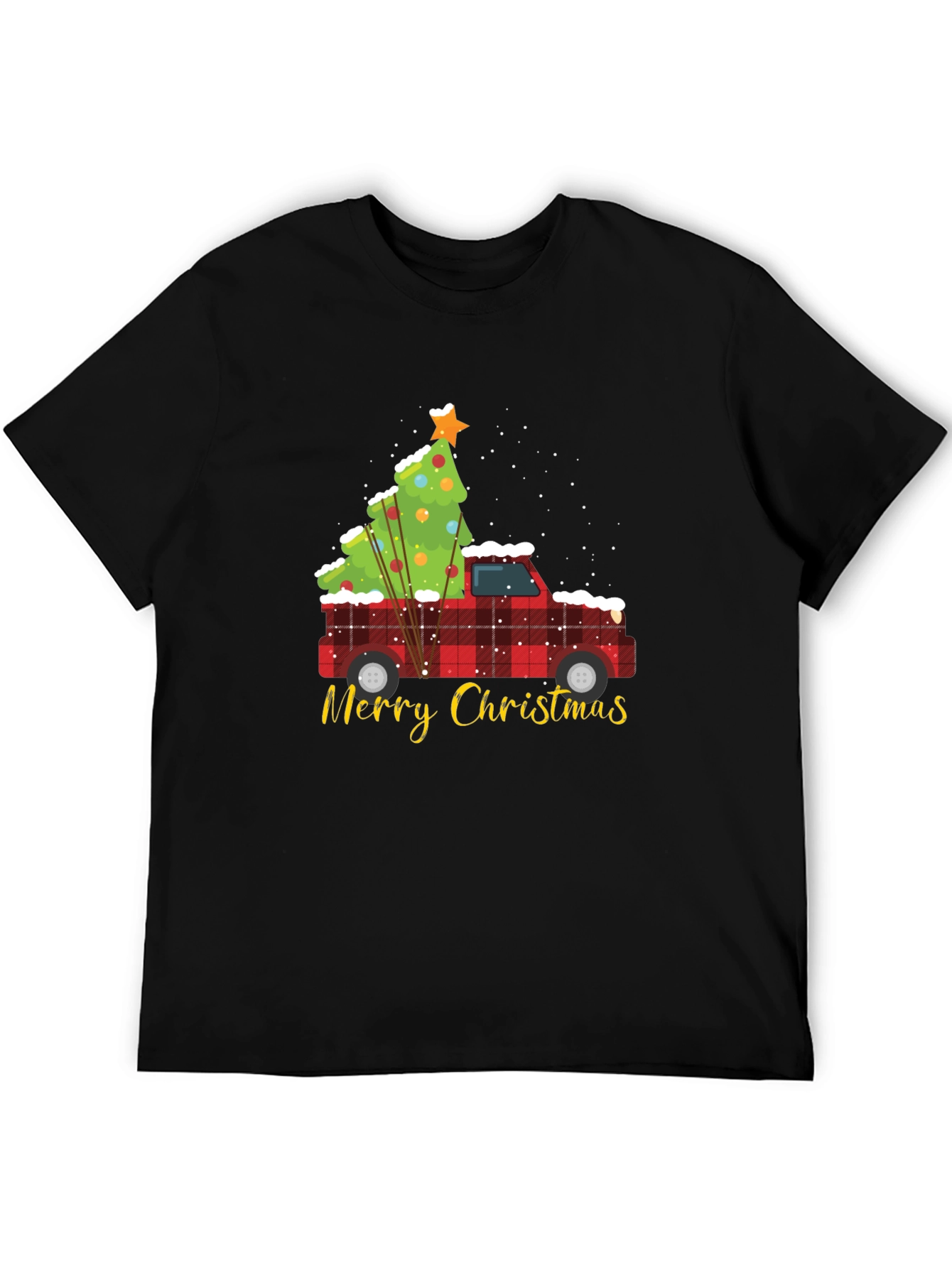 Christmas Truck & Tree Graphic Tee