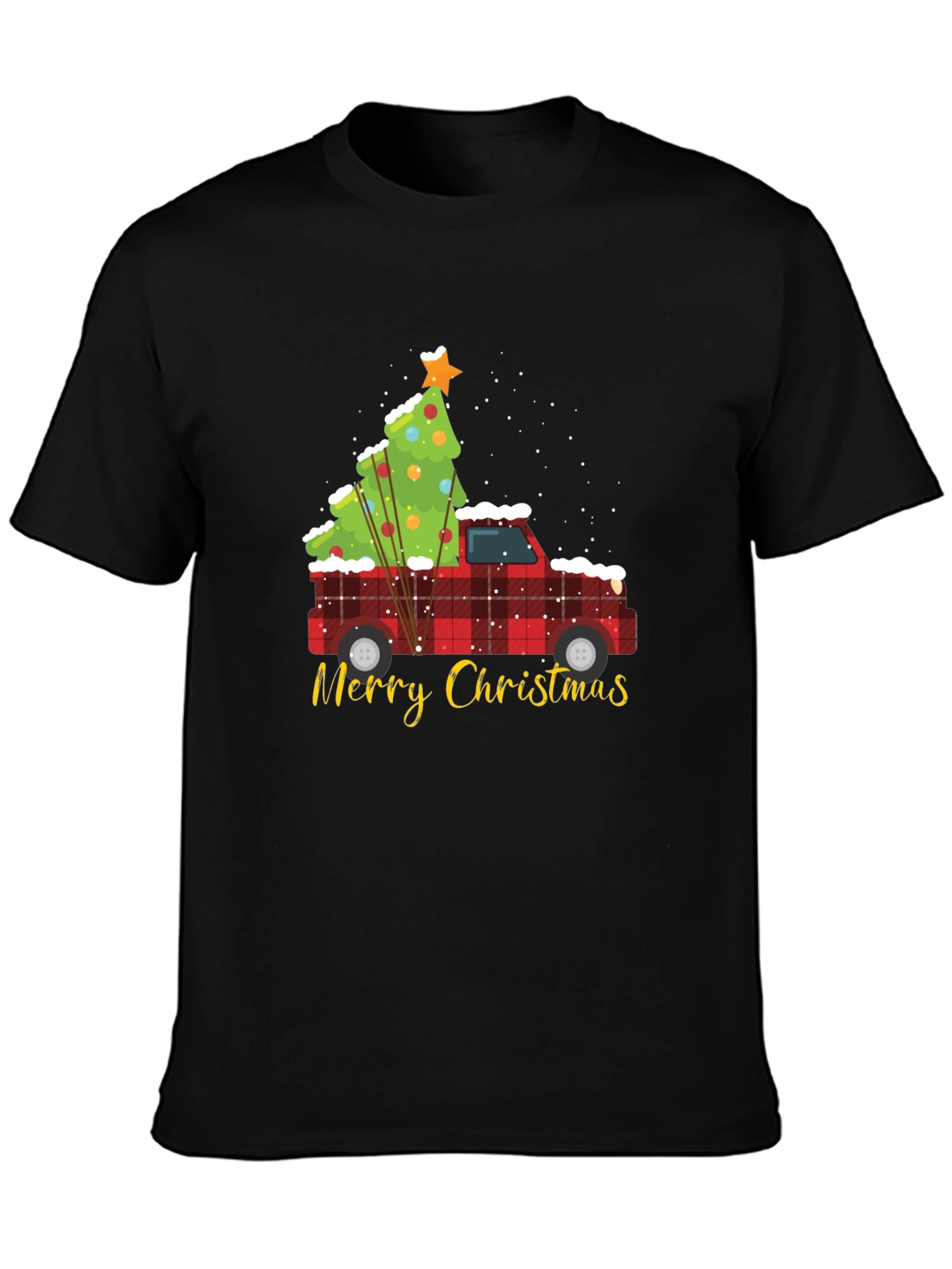 Christmas Truck & Tree Graphic Tee