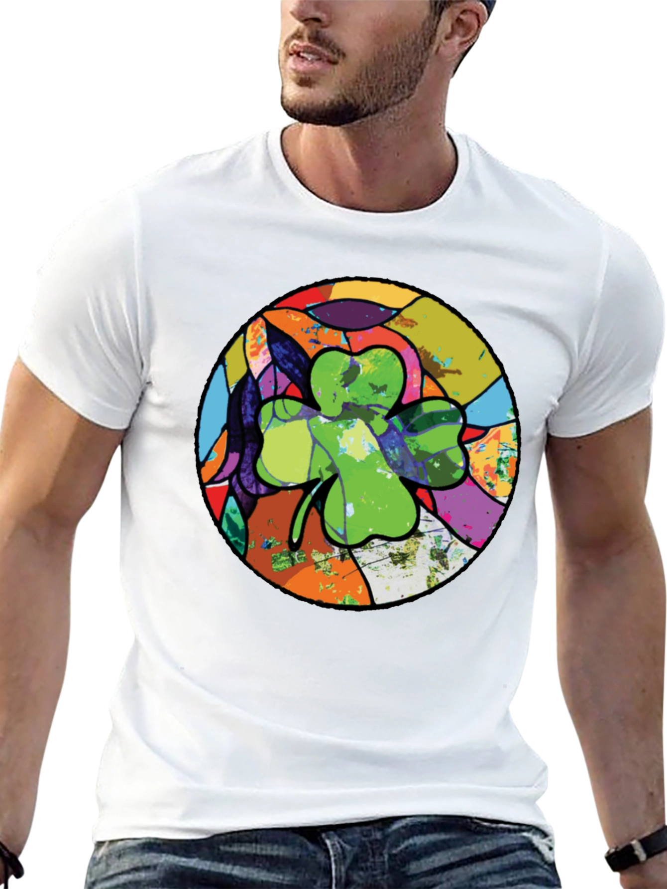 St. Patricks Day Clover T-Shirt - Lucky Tee