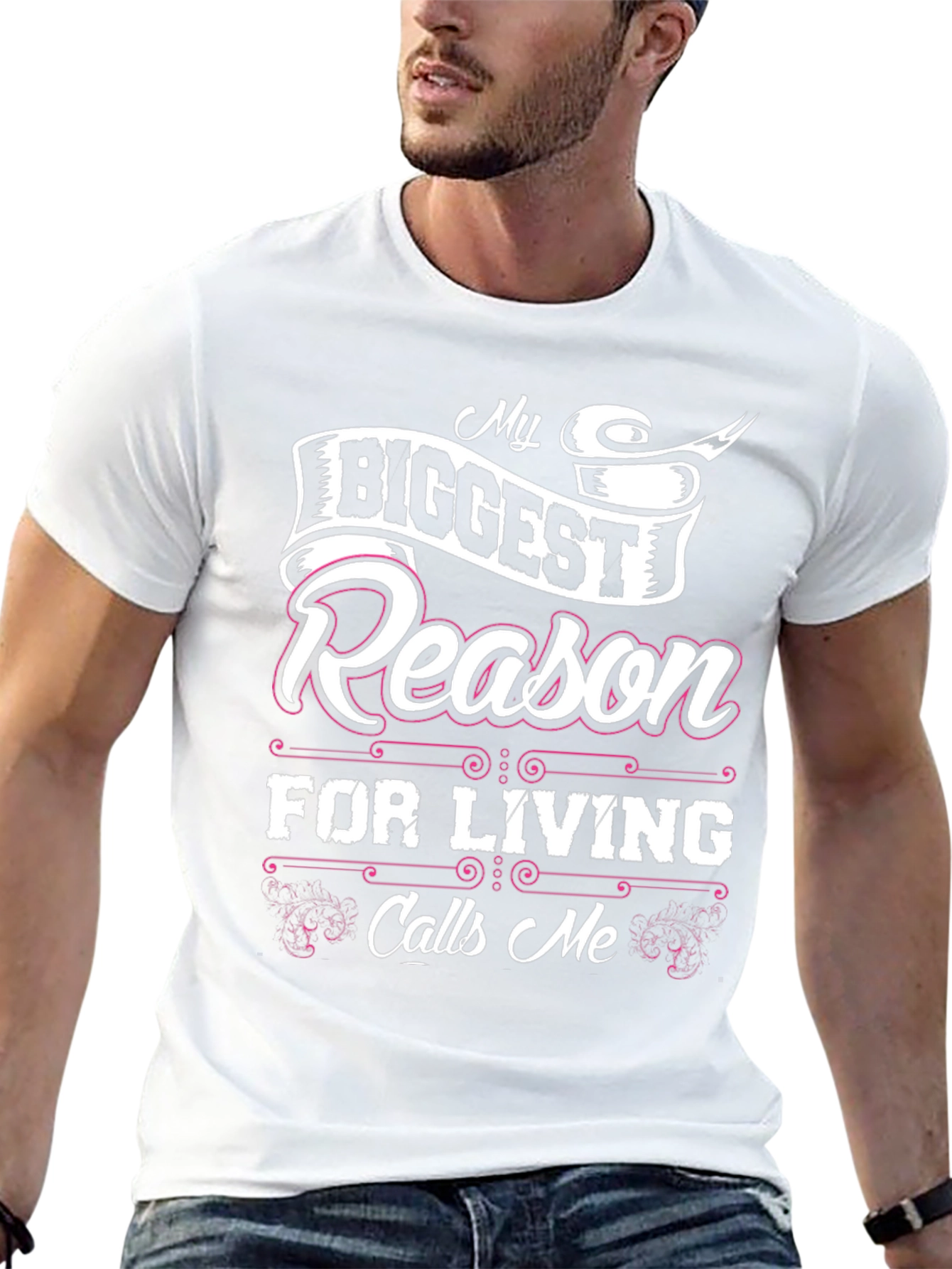 My Biggest Reason for Living Black T-Shirt