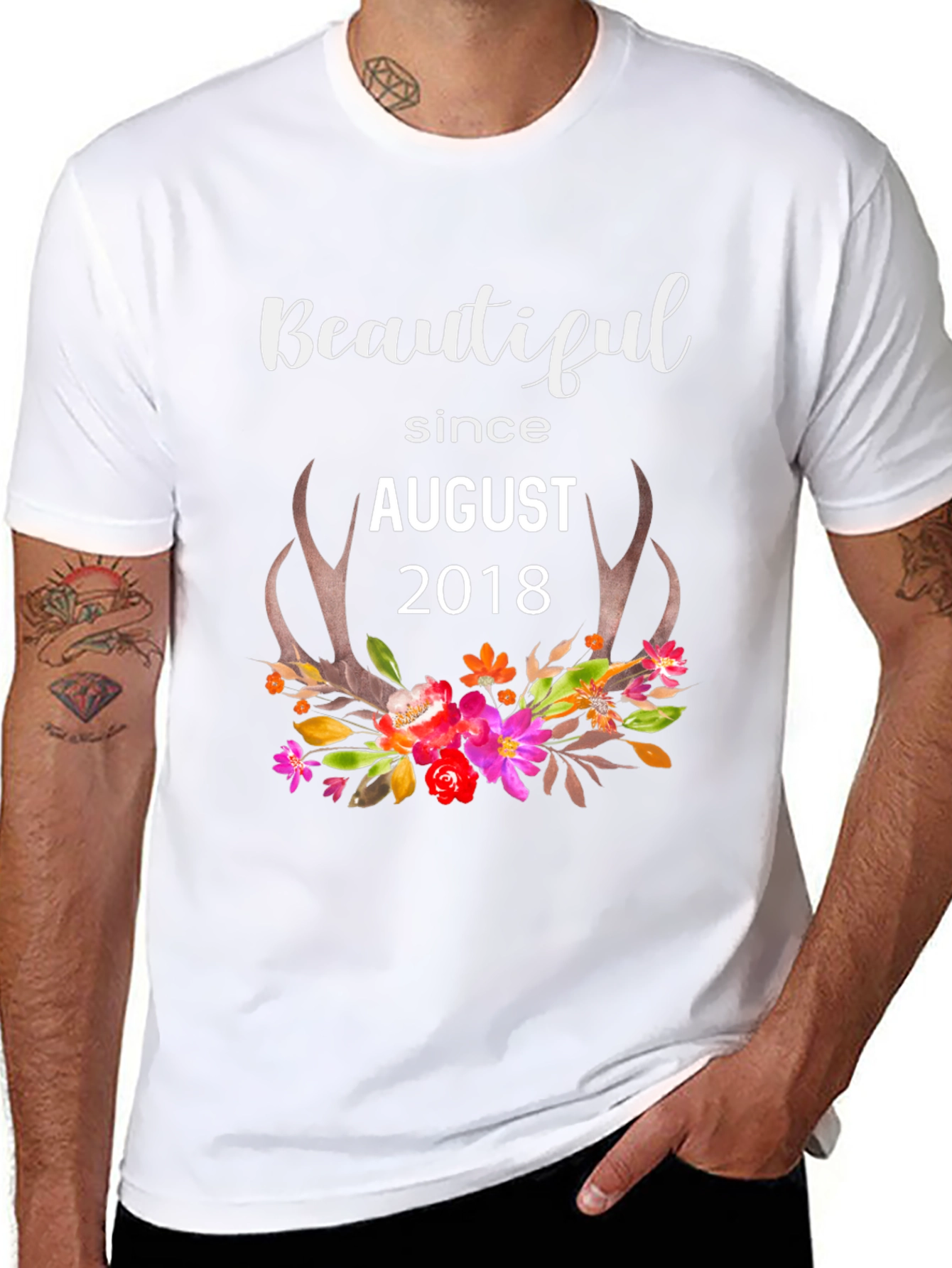 Beautiful Since August 2018 T-Shirt