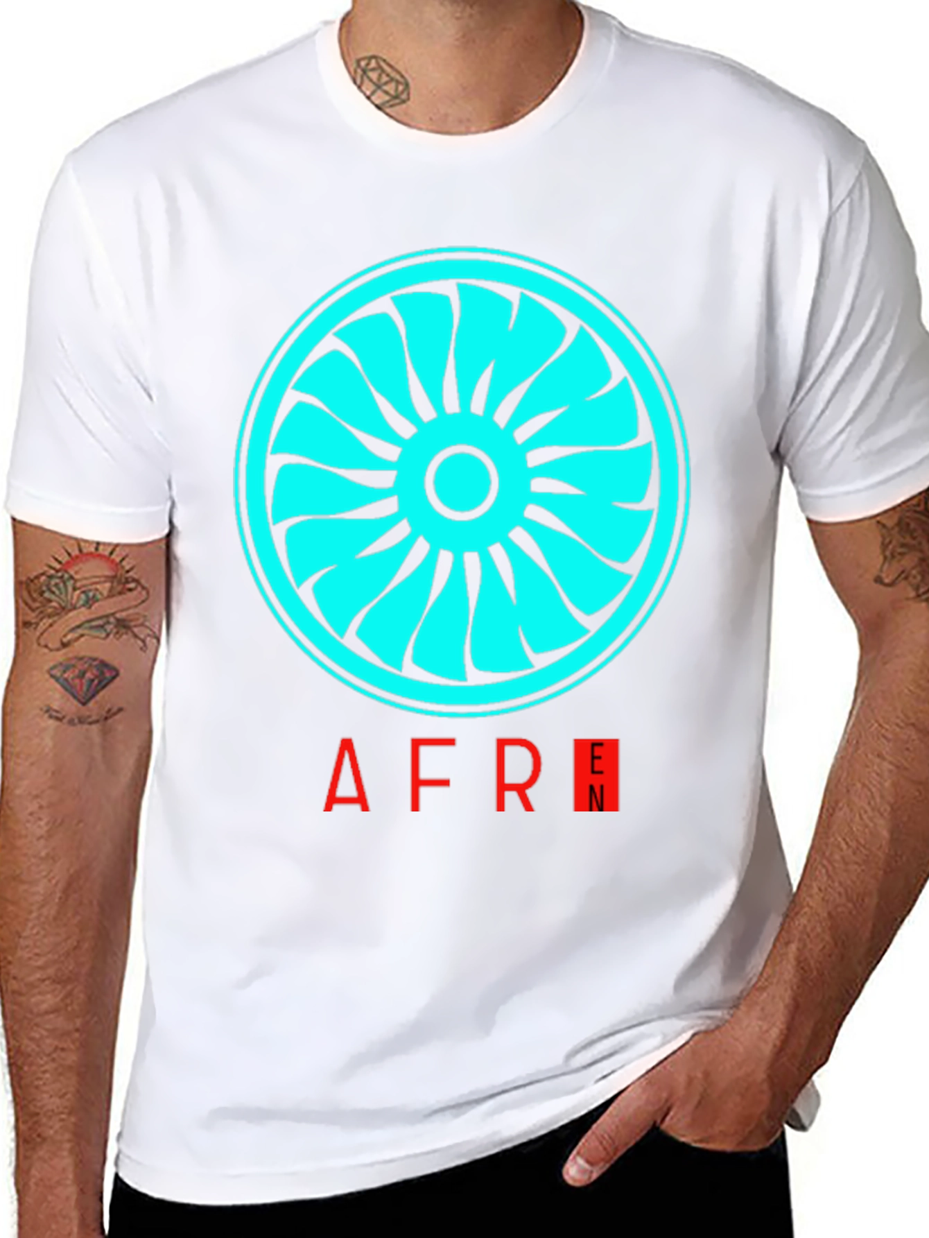 AFRE Custom Graphic Tee - Black