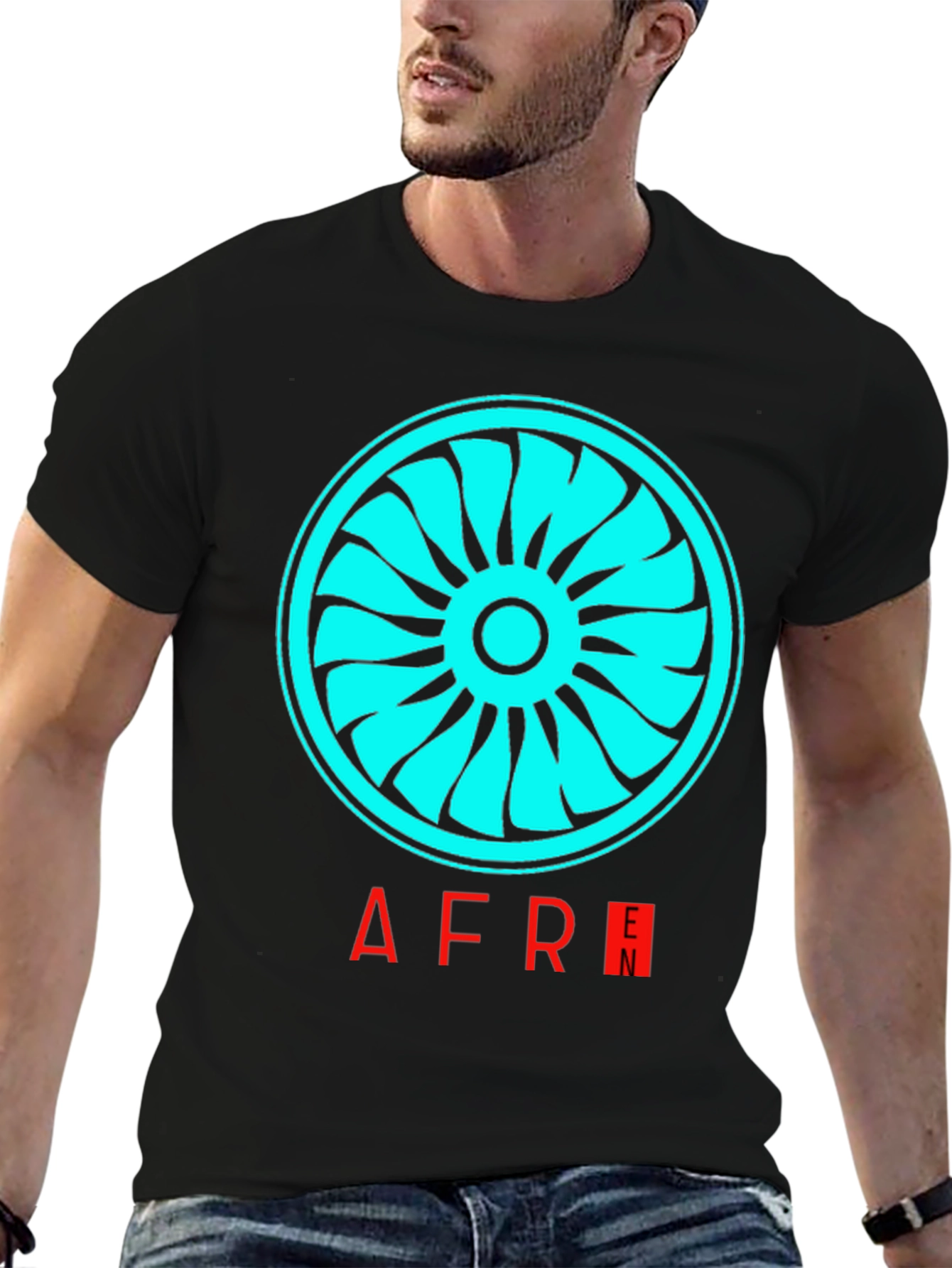 AFRE Custom Graphic Tee - Black