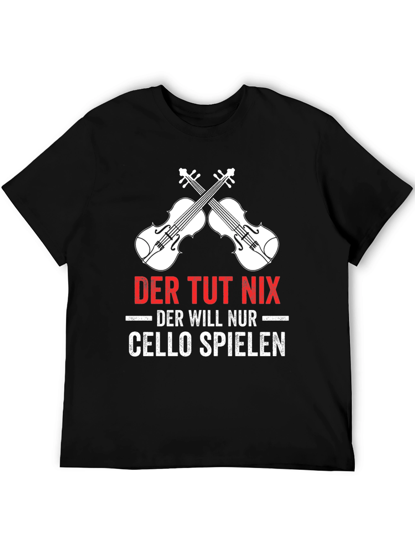 Der Tut Nix Cello Player T-Shirt