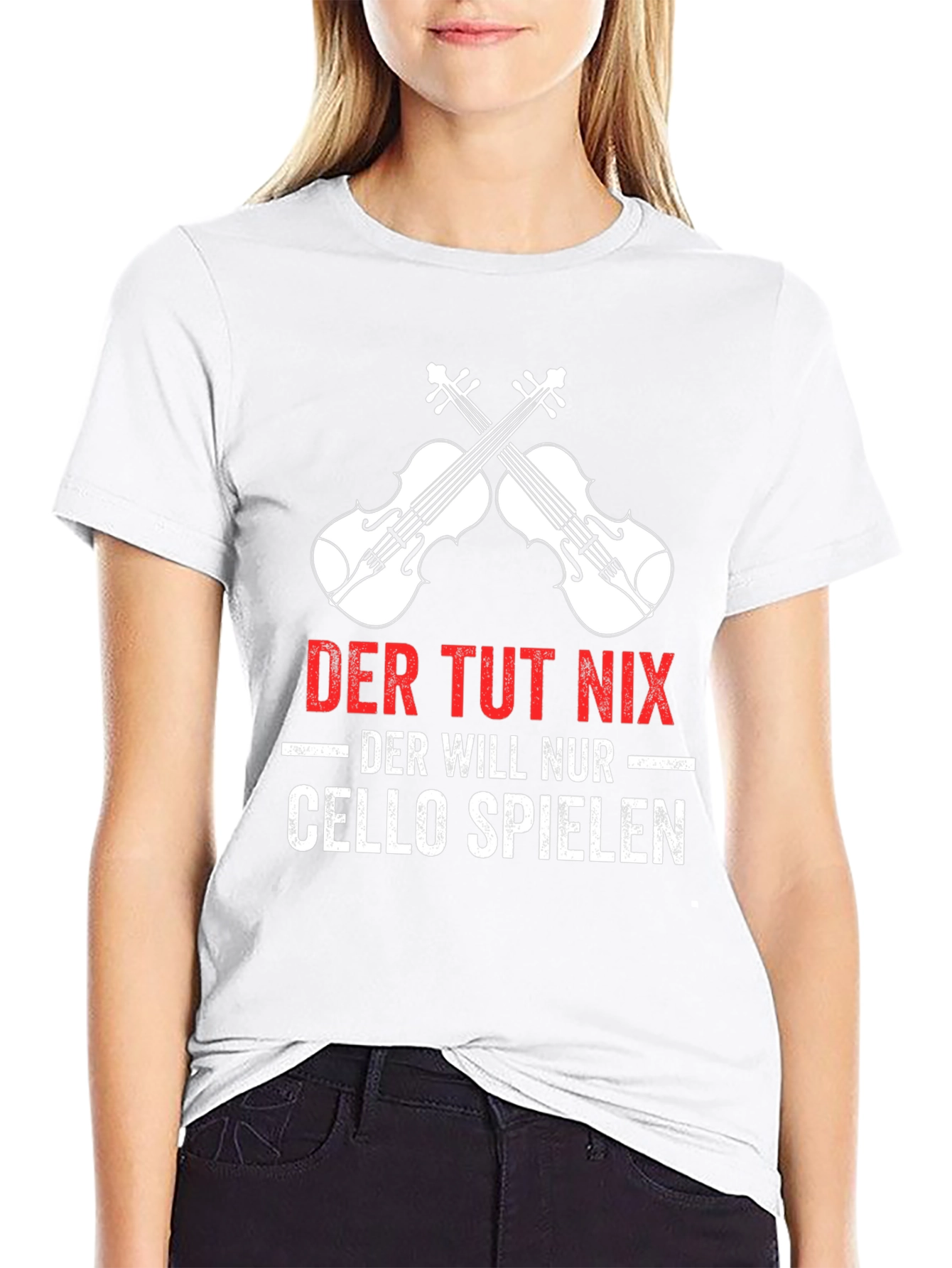 Der Tut Nix Cello Player T-Shirt