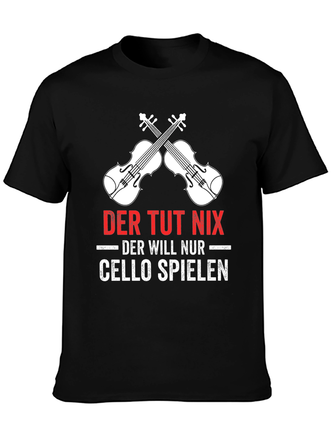 Der Tut Nix Cello Player T-Shirt