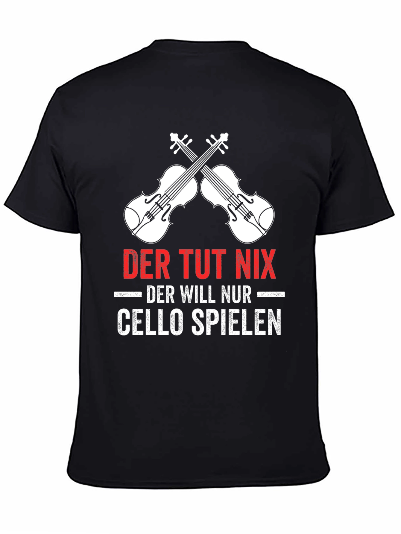 Der Tut Nix Cello Player T-Shirt