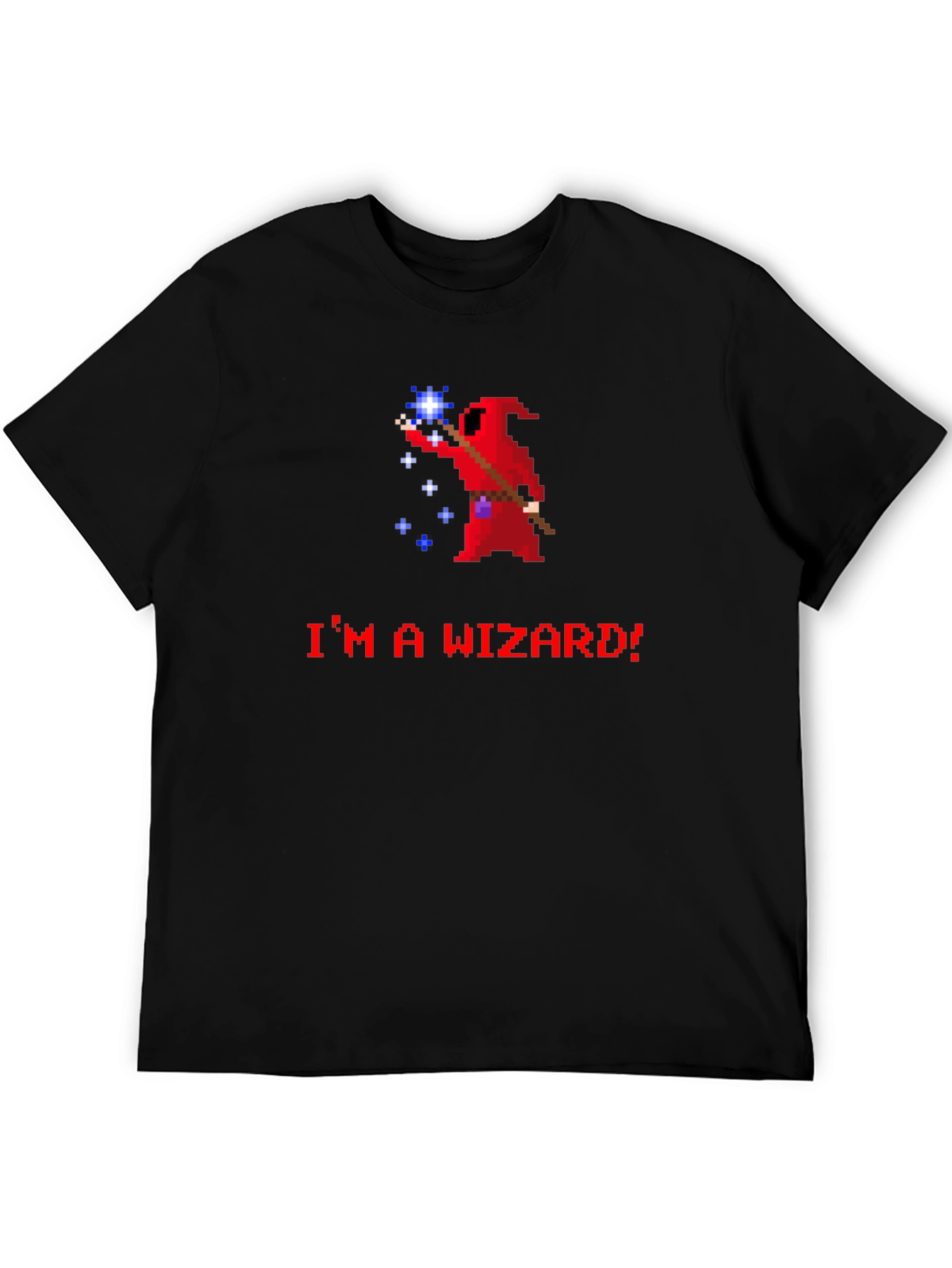 Im A Wizard! Retro Pixel Art T-Shirt