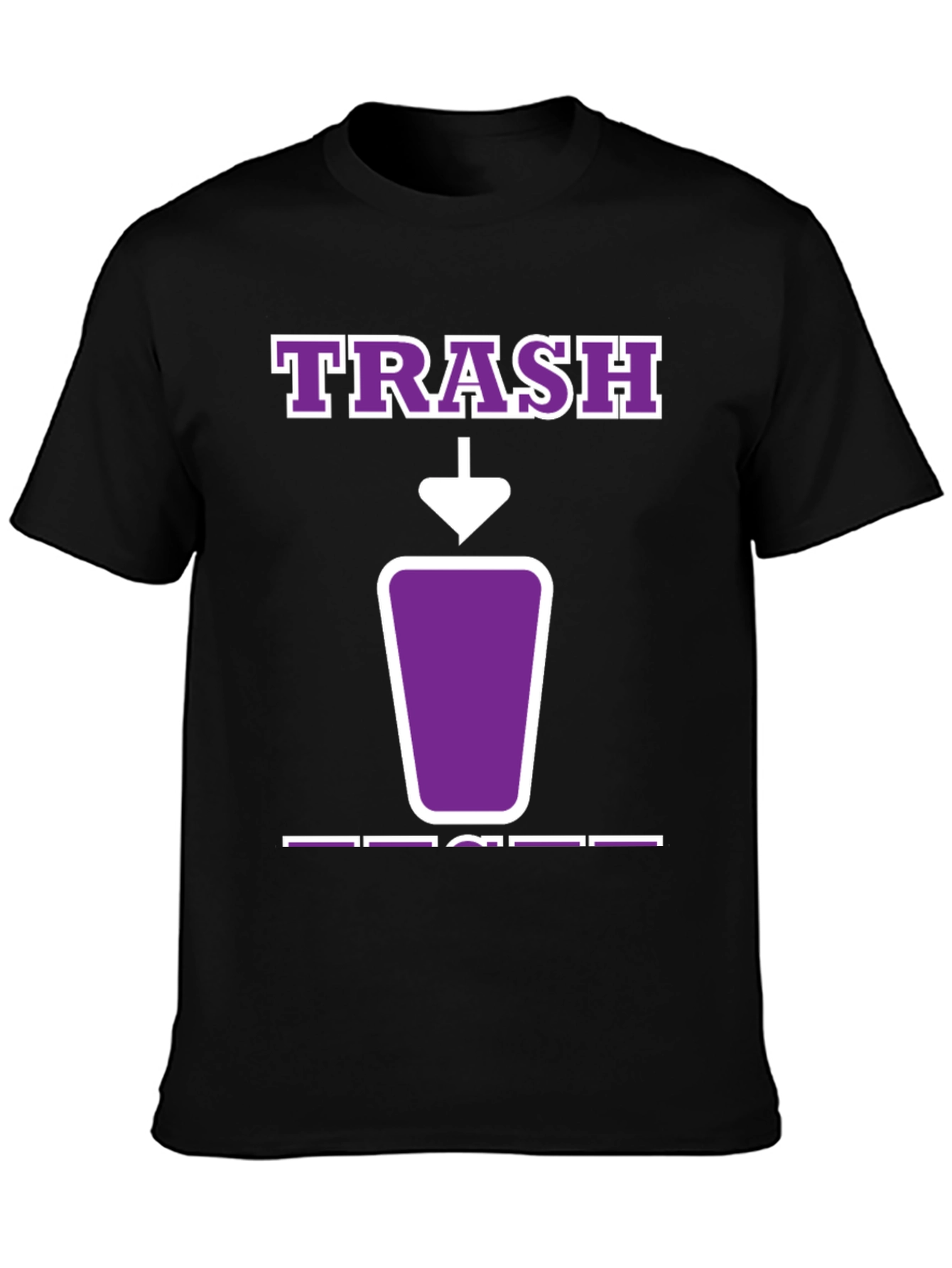 Trash T-Shirt - Purple Graphic Tee