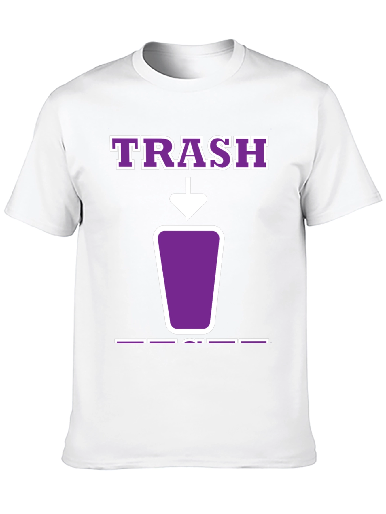 Trash T-Shirt - Purple Graphic Tee