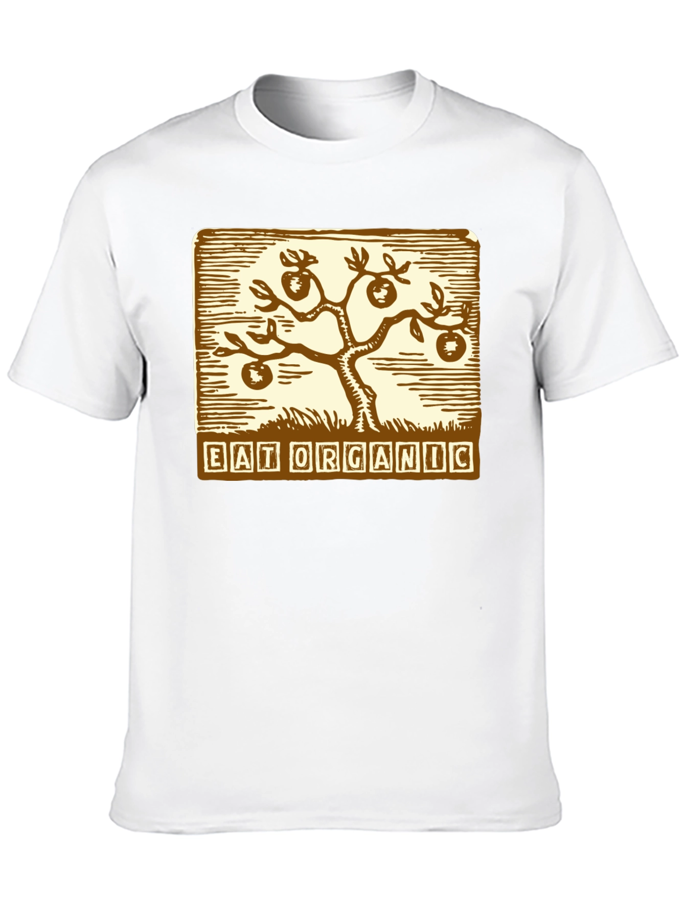 Eat Organic T-Shirt - Black Graphic Tee
