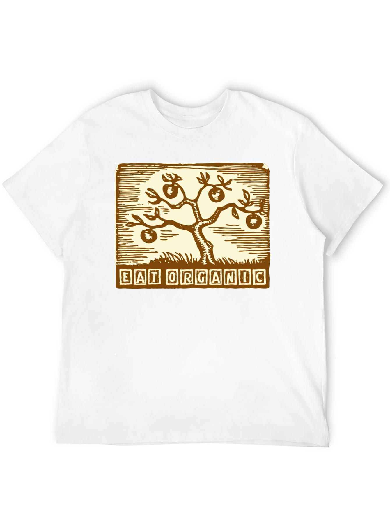 Eat Organic T-Shirt - Black Graphic Tee