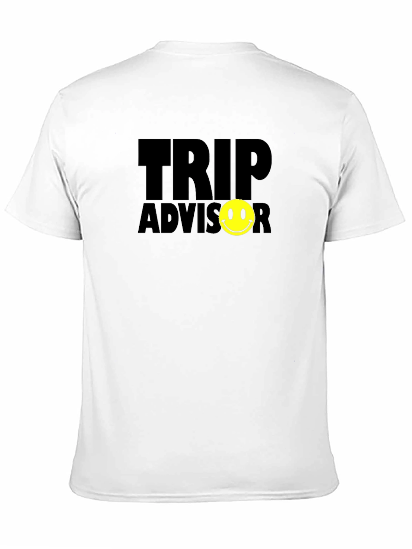 Trip Advisor Smiley Face Black T-Shirt