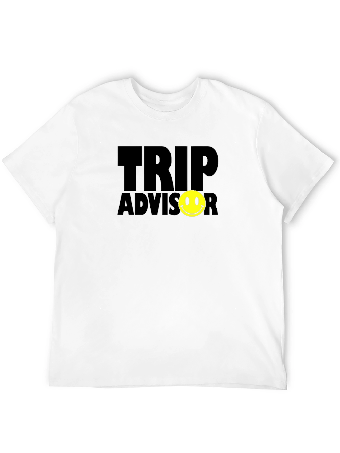 Trip Advisor Smiley Face Black T-Shirt