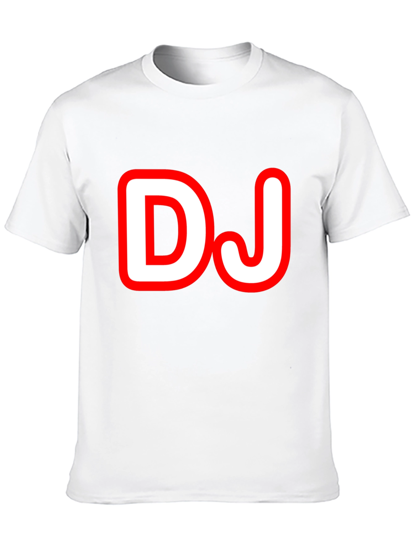 DJ Graphic Tee - Black Cotton T-Shirt
