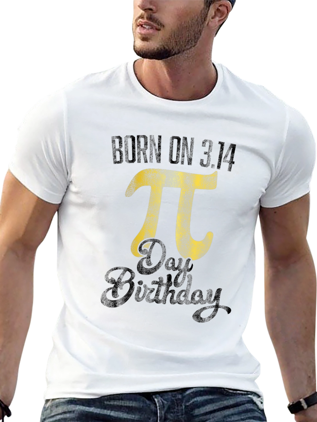 Born on 3.14 Pi Day Birthday T-Shirt