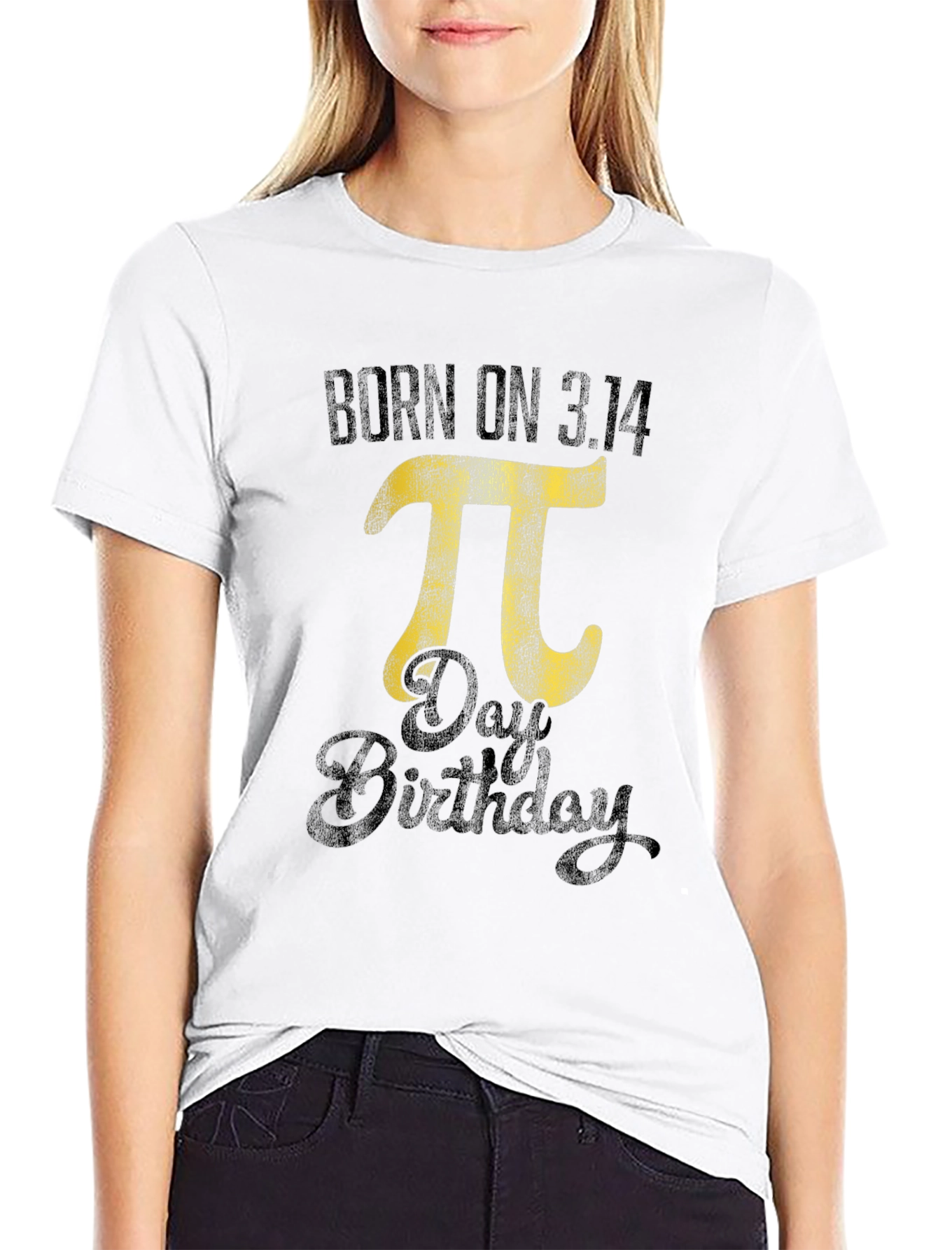 Born on 3.14 Pi Day Birthday T-Shirt