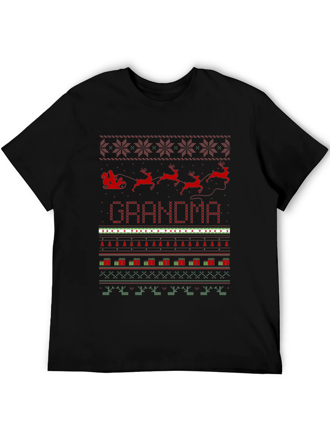 Grandma Ugly Christmas Sweater T-Shirt