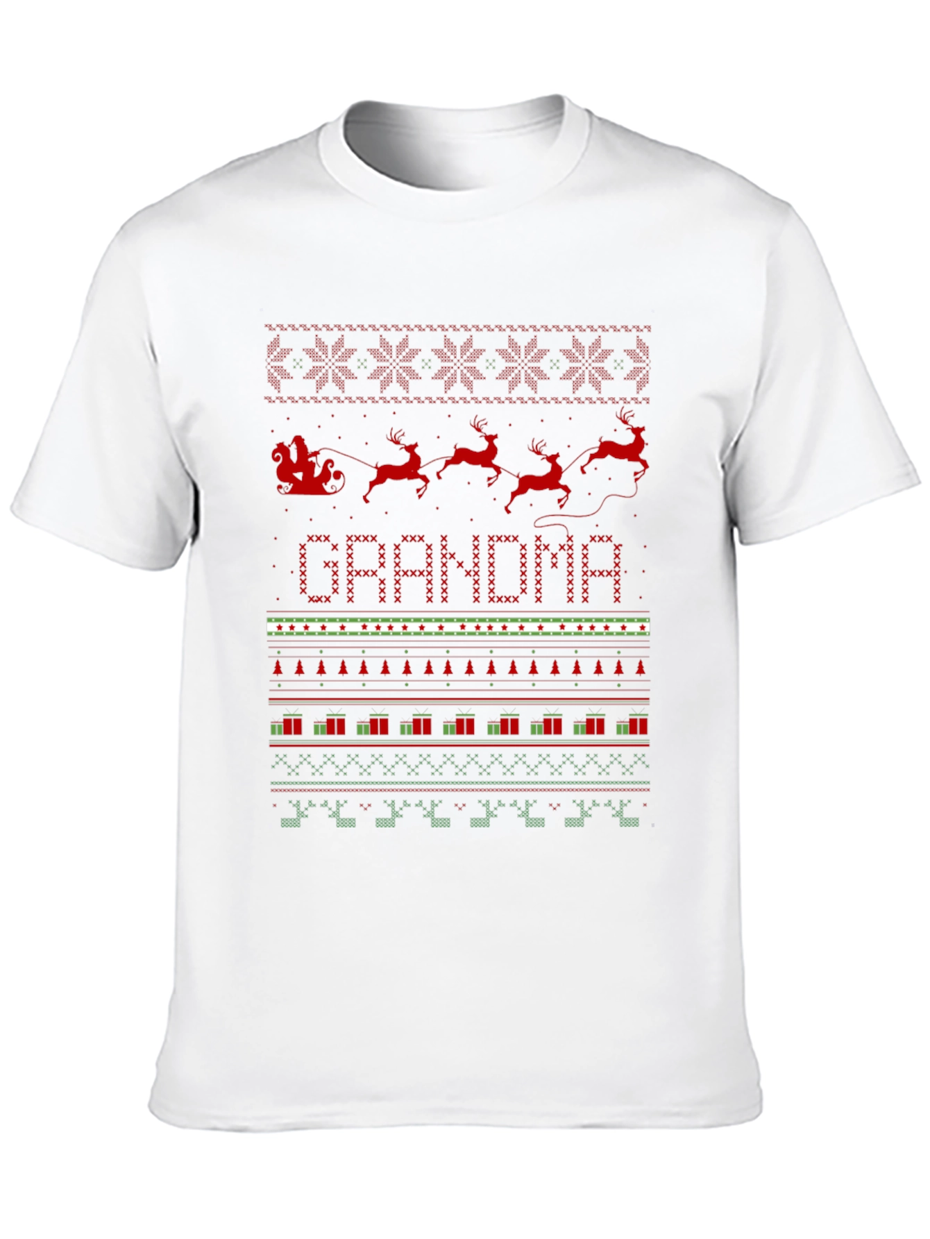 Grandma Ugly Christmas Sweater T-Shirt